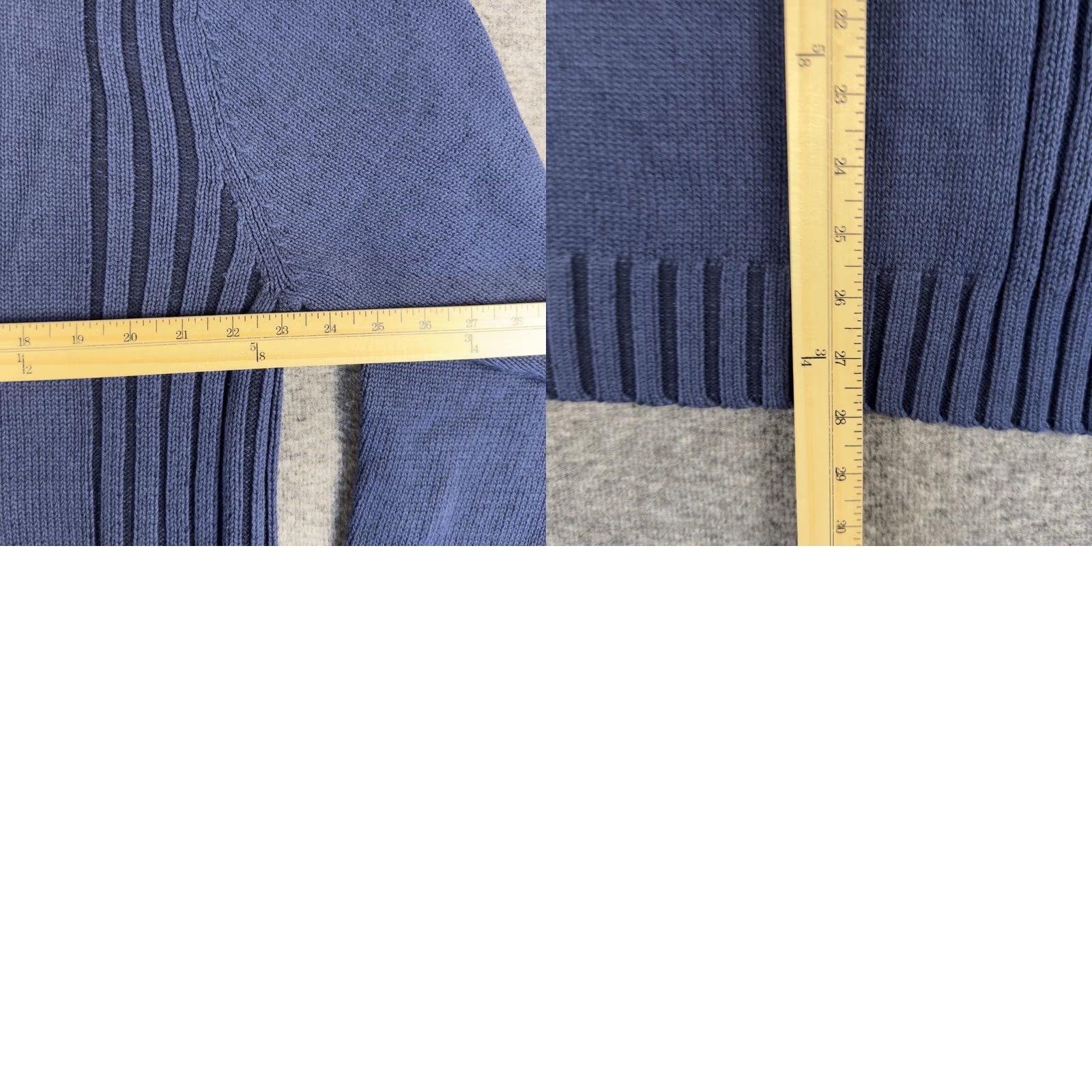 Pendleton Pendleton Sweater Mens Large Blue 1/4 Zip Cotton Mock Neck Pullover Knit Size US L / EU 52-54 / 3 - 8 Thumbnail