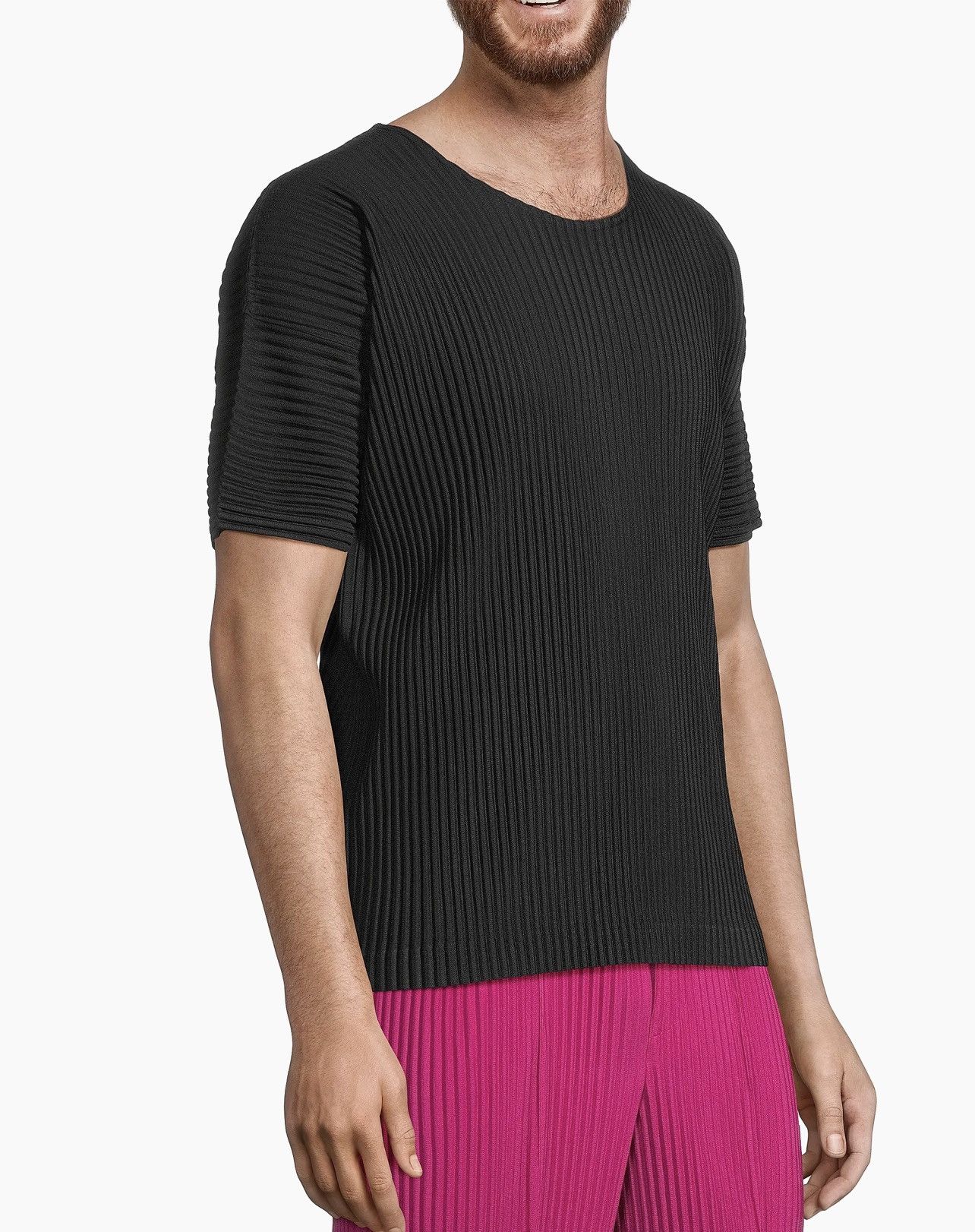 Homme Plisse Issey Miyake Homme Plissé Issey Miyake Pleated T-Shirt size 2/medium Size US M / EU 48-50 / 2 - 3 Thumbnail