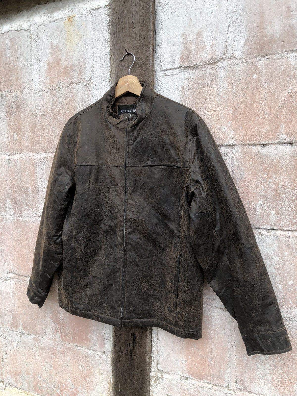 Designer Monteviso Italy Designer Leather Jacket Size US M / EU 48-50 / 2 - 3 Thumbnail