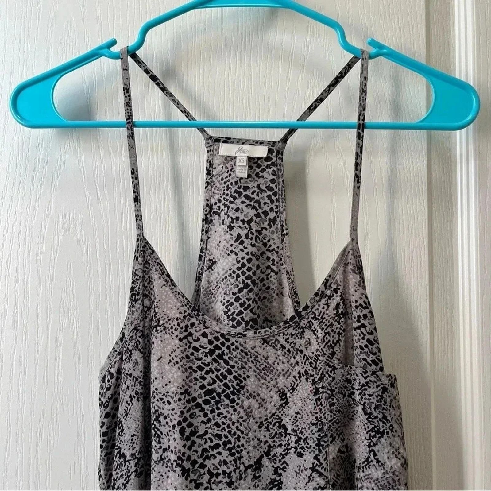 Joie JOIE Cambridge 100% Silk Snake Print Mini Slip Dress Size XS / US 0-2 / IT 36-38 - 2 Thumbnail
