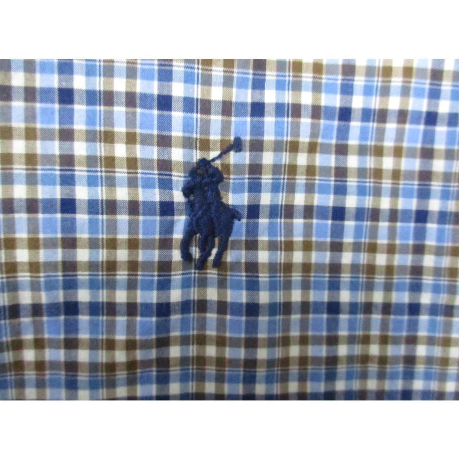 Ralph Lauren Ralph Lauren Shirt Men’s XXL Blue Long Sleeve Plaid Stretch Pony Size US XXL / EU 58 / 5 - 3 Thumbnail