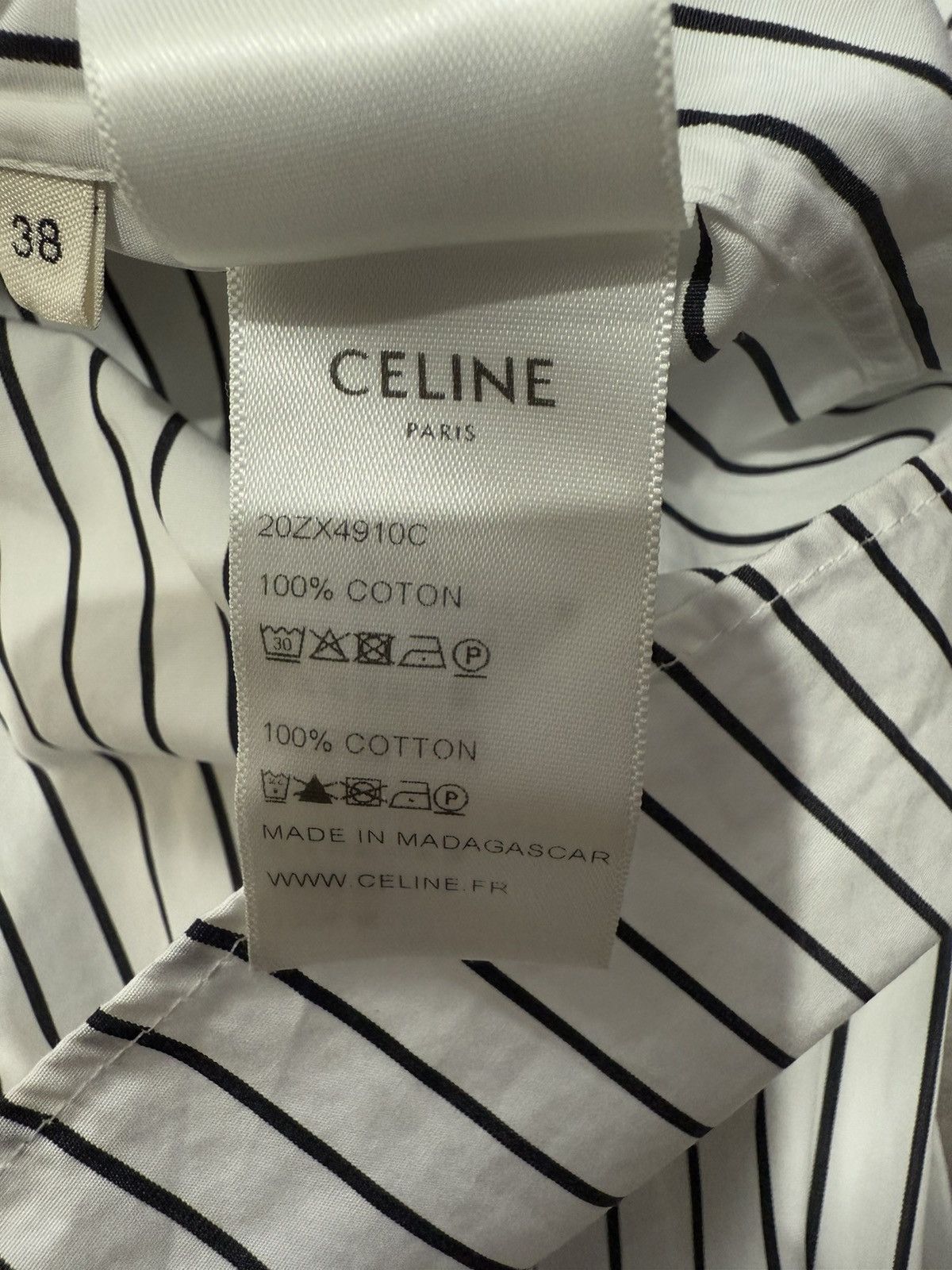 Celine × Hedi Slimane Celine bottondown Size XS / US 0-2 / IT 36-38 - 10 Thumbnail