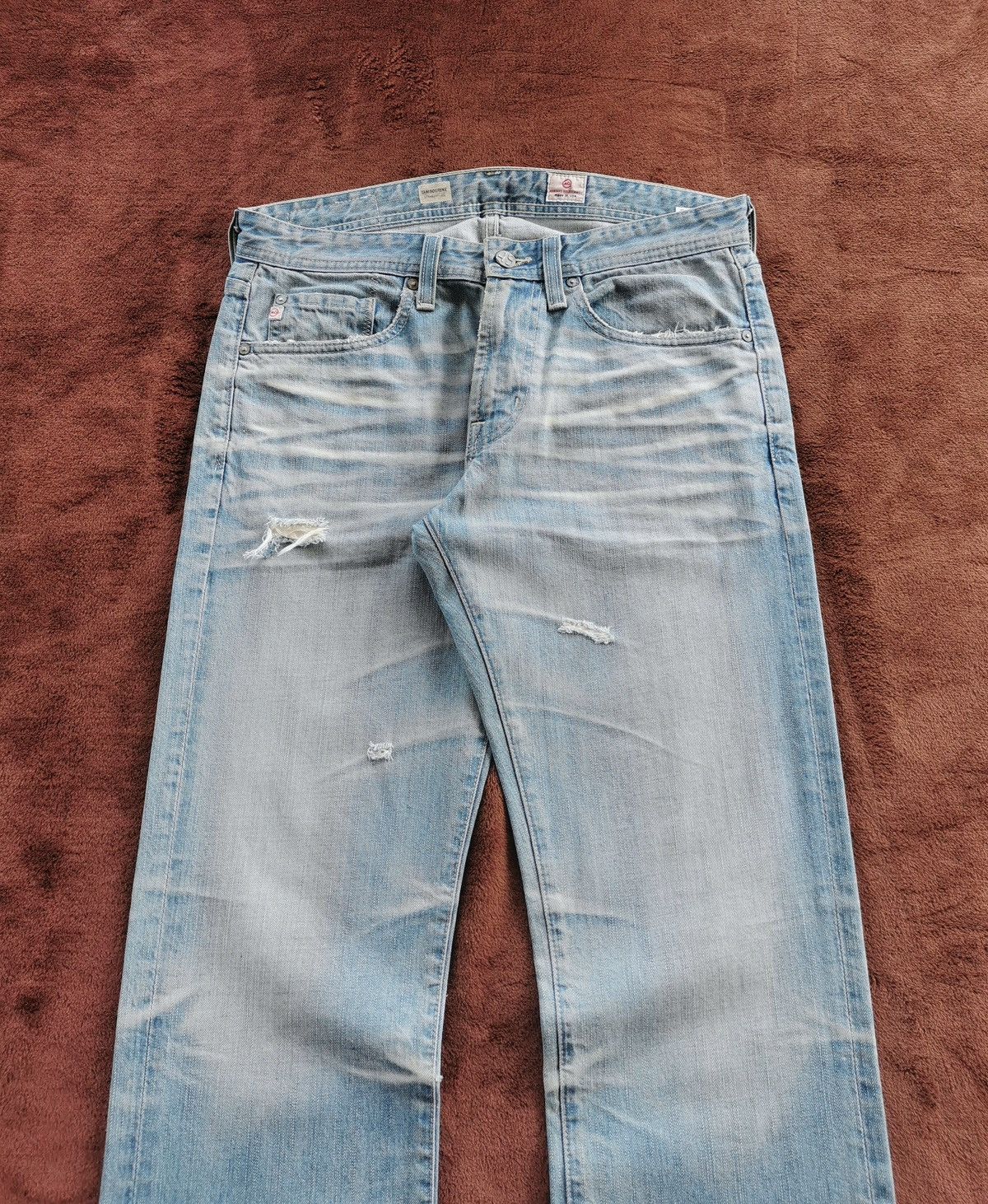 AG Adriano Goldschmied Adriano Goldschmied Tambourine Straight Leg Jeans Size US 32 / EU 48 - 2 Thumbnail