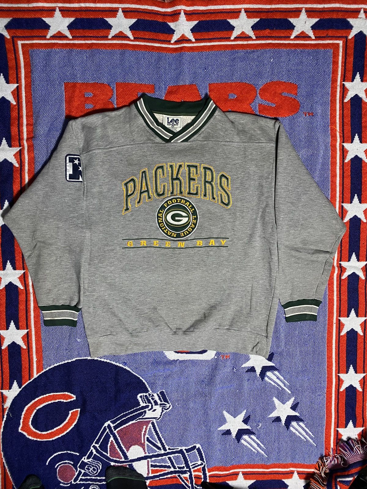 NFL × Vintage Vintage 90s Lee sport Green Bay Packers pullover Size US M / EU 48-50 / 2 - 1 Thumbnail