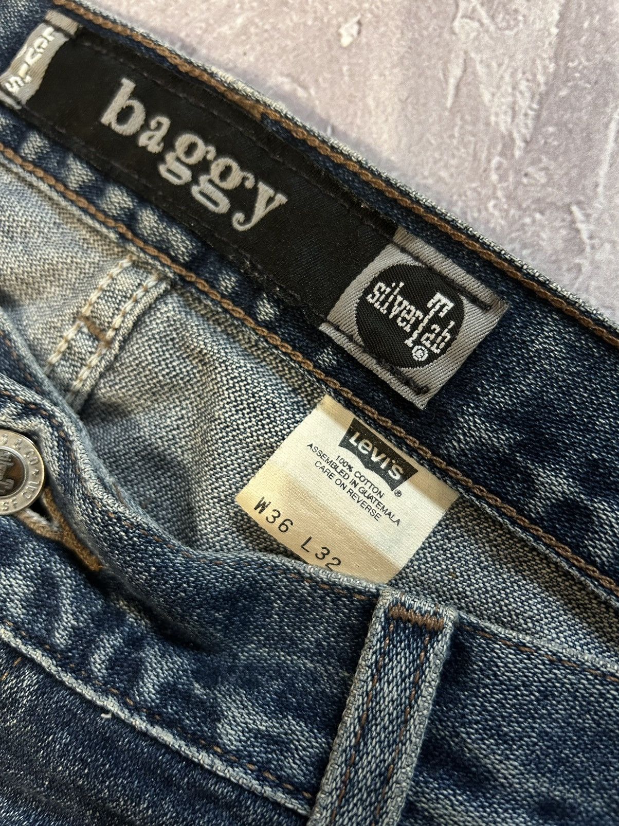 Levi's × Levi's Vintage Clothing × Vintage y2k Levis 478 Silver Tab Jeans Vintage sz 36x32 90s RARE Size US 36 / EU 52 - 5 Thumbnail