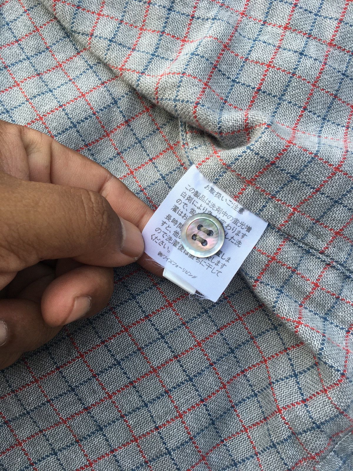 Yohji Yamamoto Rare Vintage Y’s For Living Yohji Yamamoto Flannel Shirt Size US L / EU 52-54 / 3 - 10 Thumbnail
