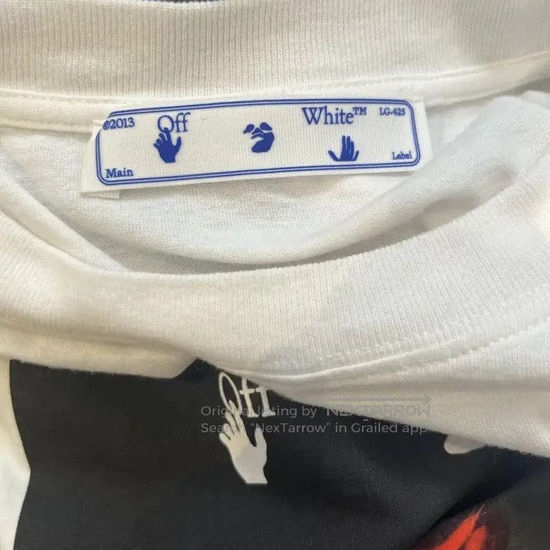 Off-White Off-White Summer Short Sleeve White T-Shirt . Size XS / US 0-2 / IT 36-38 - 3 Thumbnail