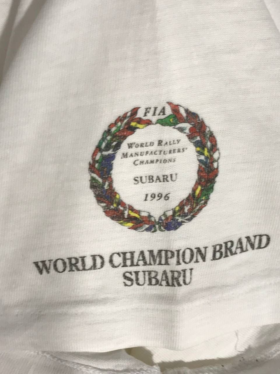 Vintage Vintage subaru impreza jdm car 555 worlds rally championship Size US L / EU 52-54 / 3 - 4 Thumbnail