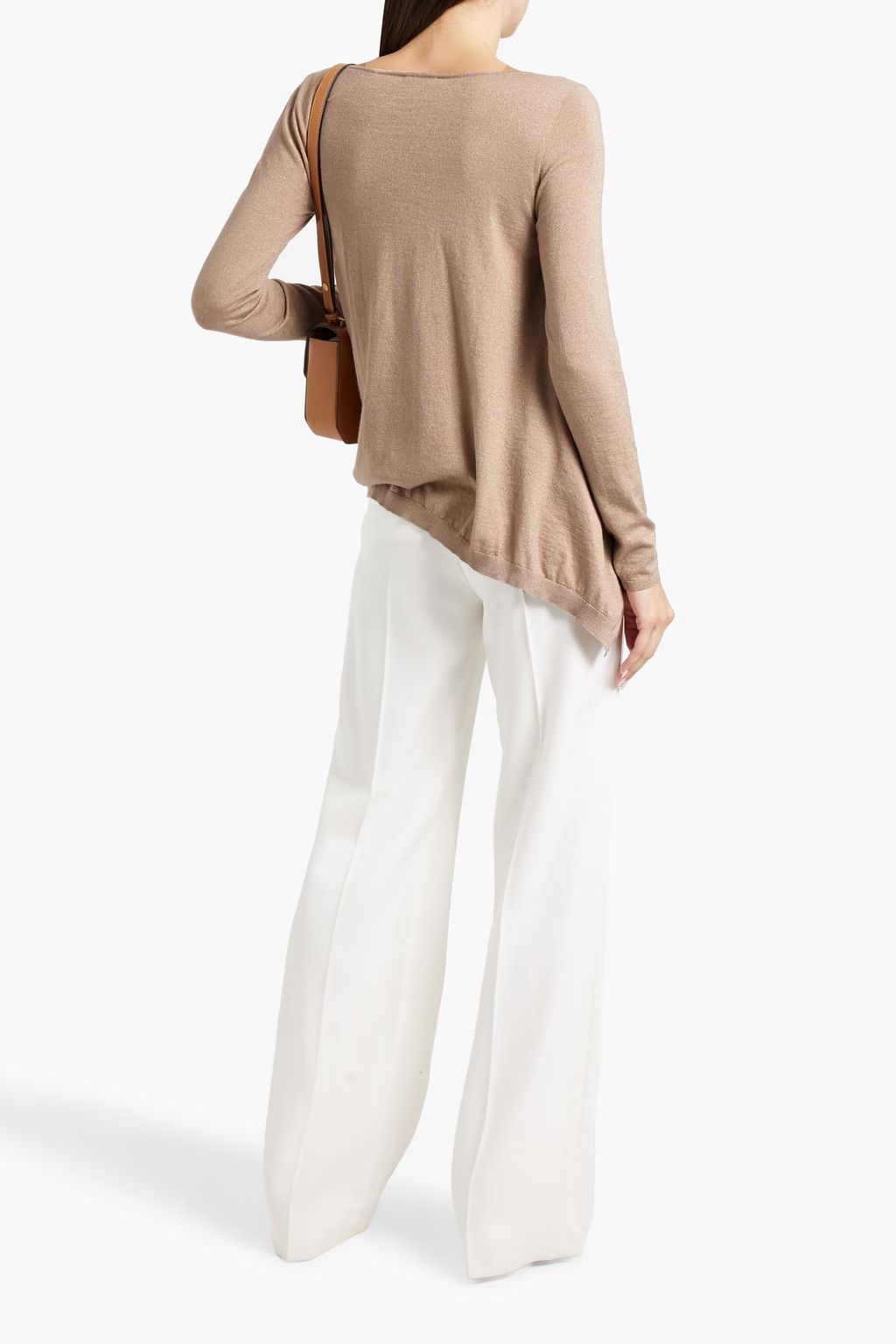 Brunello Cucinelli o1y0825 Cashmere Blend Sweater in Camel Size M / US 6-8 / IT 42-44 - 3 Thumbnail