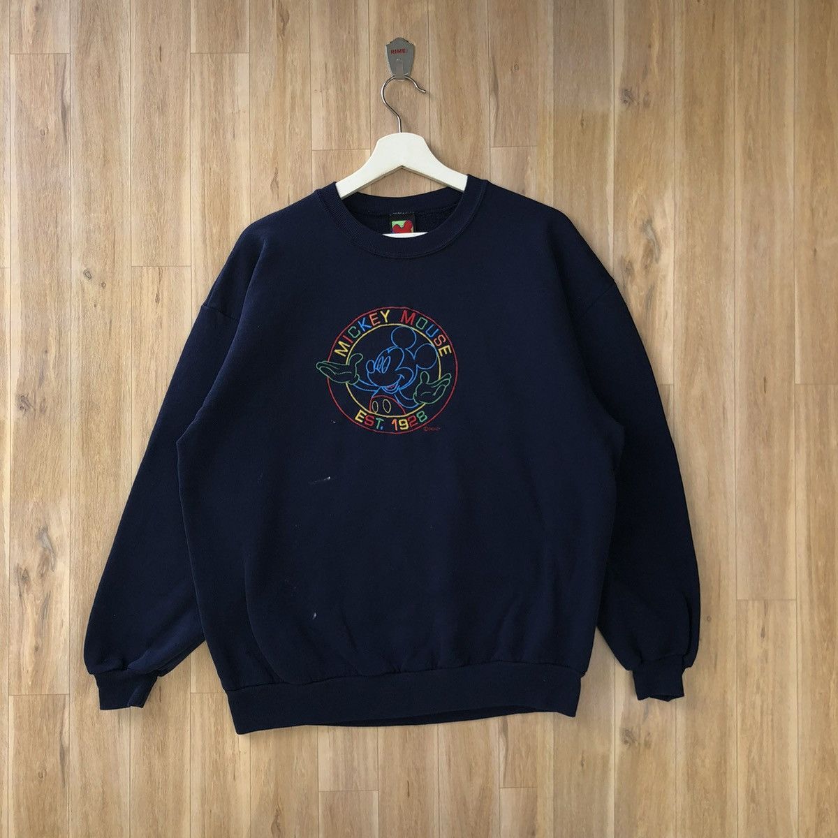 Disney × Mickey Mouse × Vintage Vintage Mickey Mouse Pullover Sweatshirt Size US L / EU 52-54 / 3 - 1 Thumbnail
