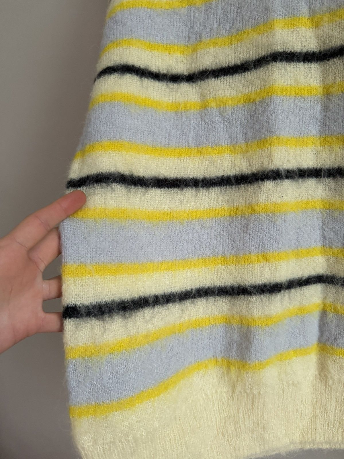 Acne Studios Acne Studios Alpaca Wool Striped Knit Sweater Size S / US 4 / IT 40 - 5 Thumbnail