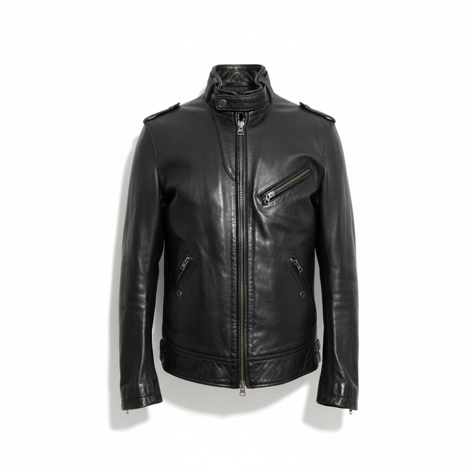 Japan Rags nano universe x Kiminori Morishita leather rider's jacket Size US M / EU 48-50 / 2 - 1 Thumbnail