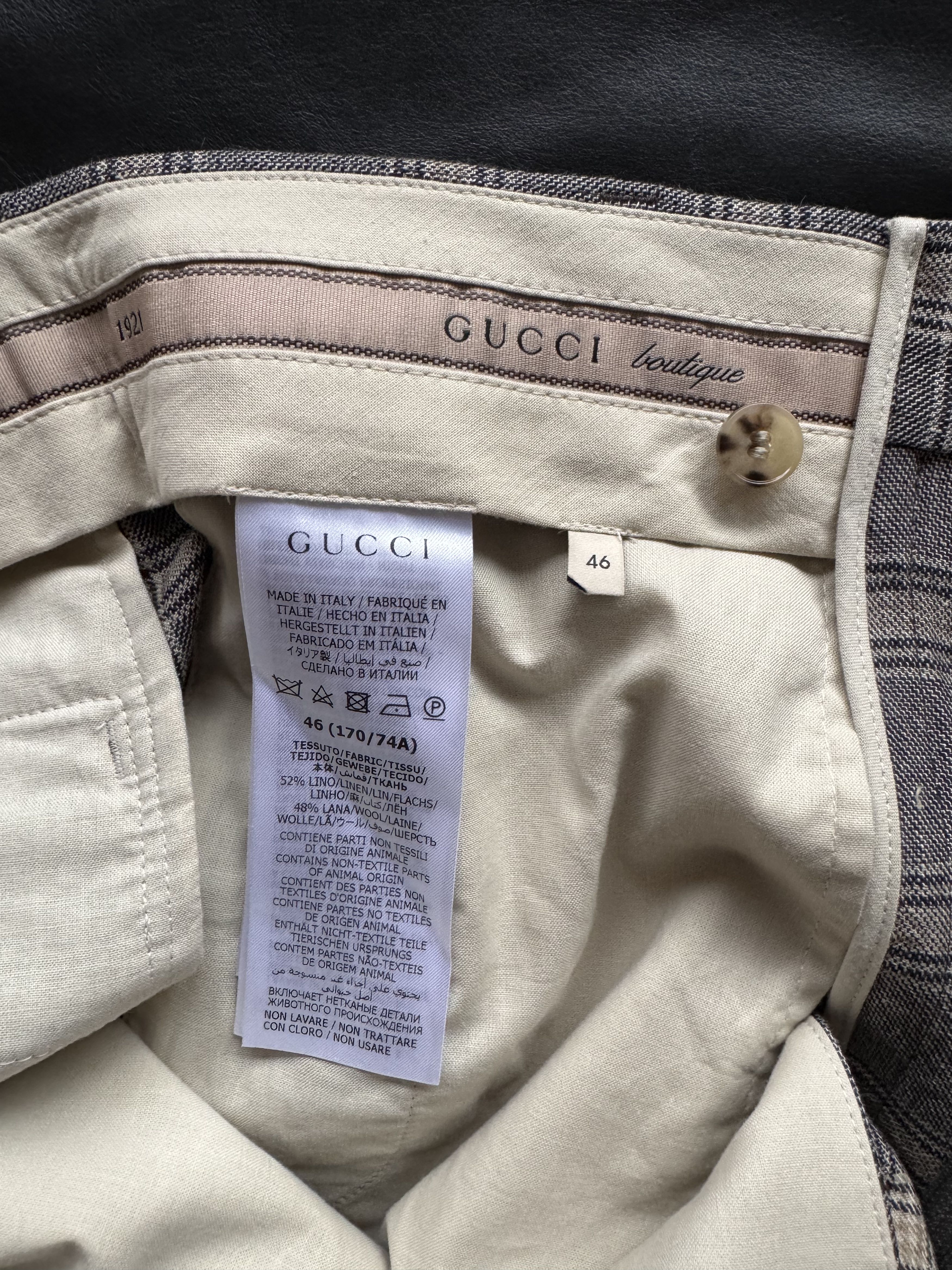 Gucci Prince of Wales Linen Short Size US 30 / EU 46 - 15 Thumbnail