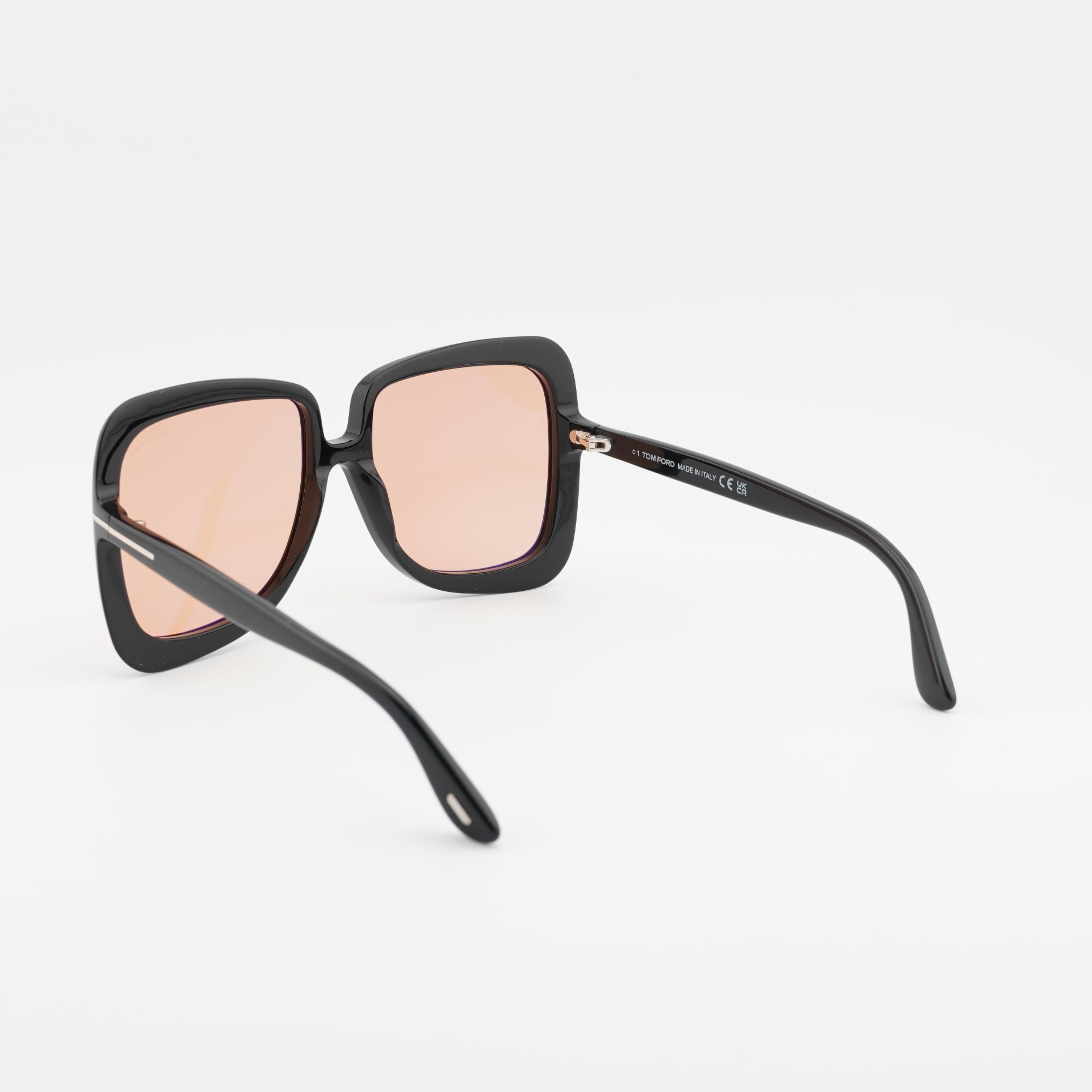 Tom Ford Tom Ford Lorelai FT1156 01E Sunglasses Black Butterfly Frame Size ONE SIZE - 5 Thumbnail