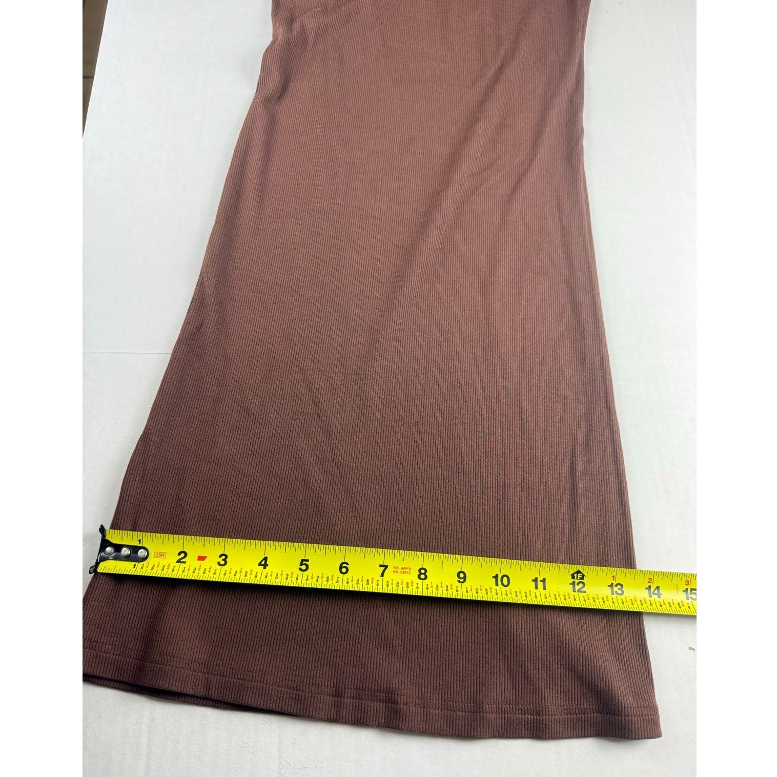 Other Women's Brown Two-Piece Stretchy Fashion Set Size 22" - 6 Thumbnail