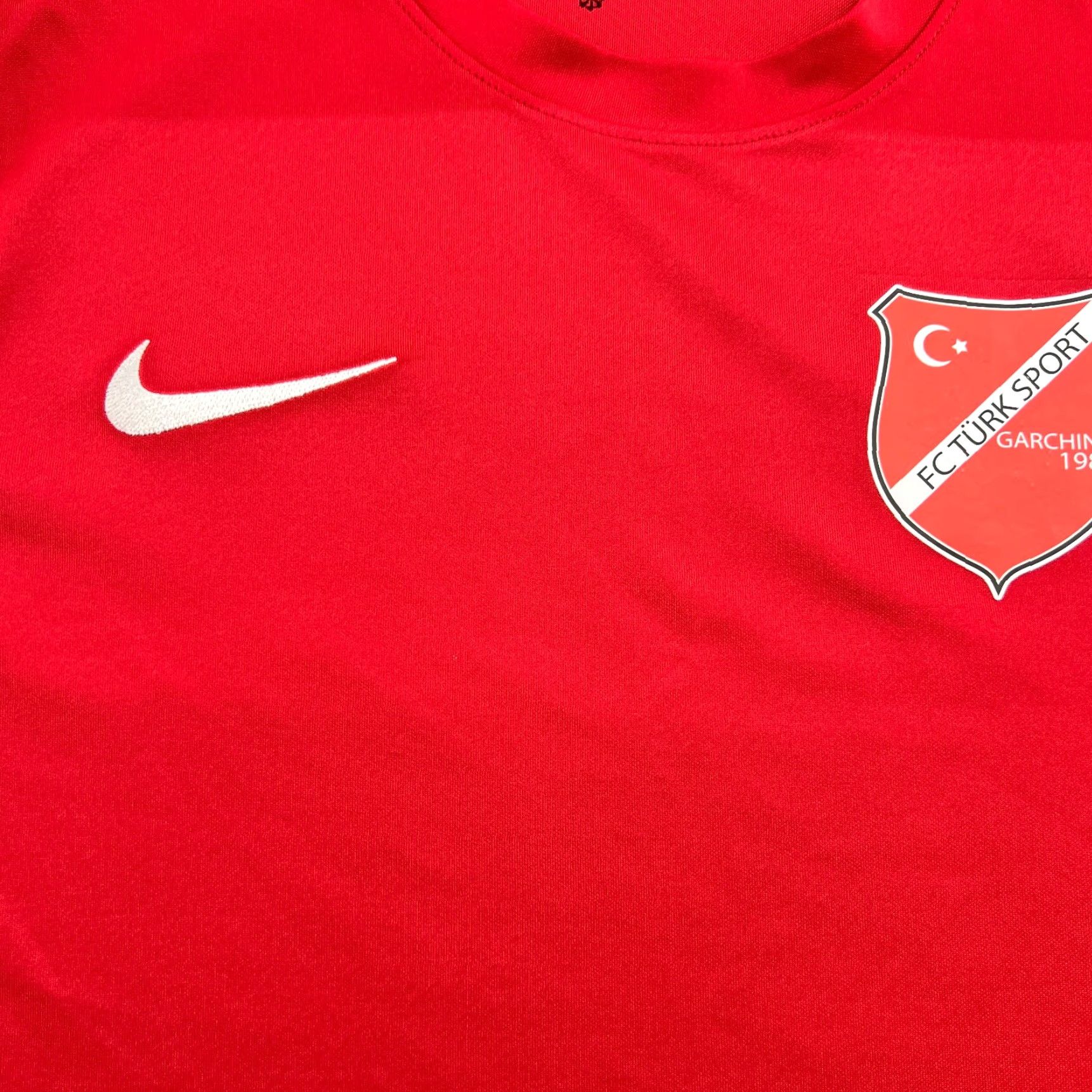Nike Nike Football Jersey Mens Large Red FC Turk Sport Garching 2020 2021 Jersey Shirt Sportswear Size US L / EU 52-54 / 3 - 6 Thumbnail