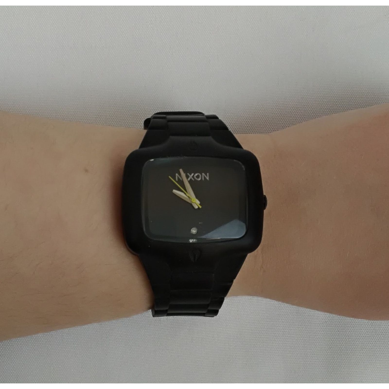 Nixon Nixon the Rubber Player Rectangle Sports Watch Black Band Size ONE SIZE - 2 Thumbnail