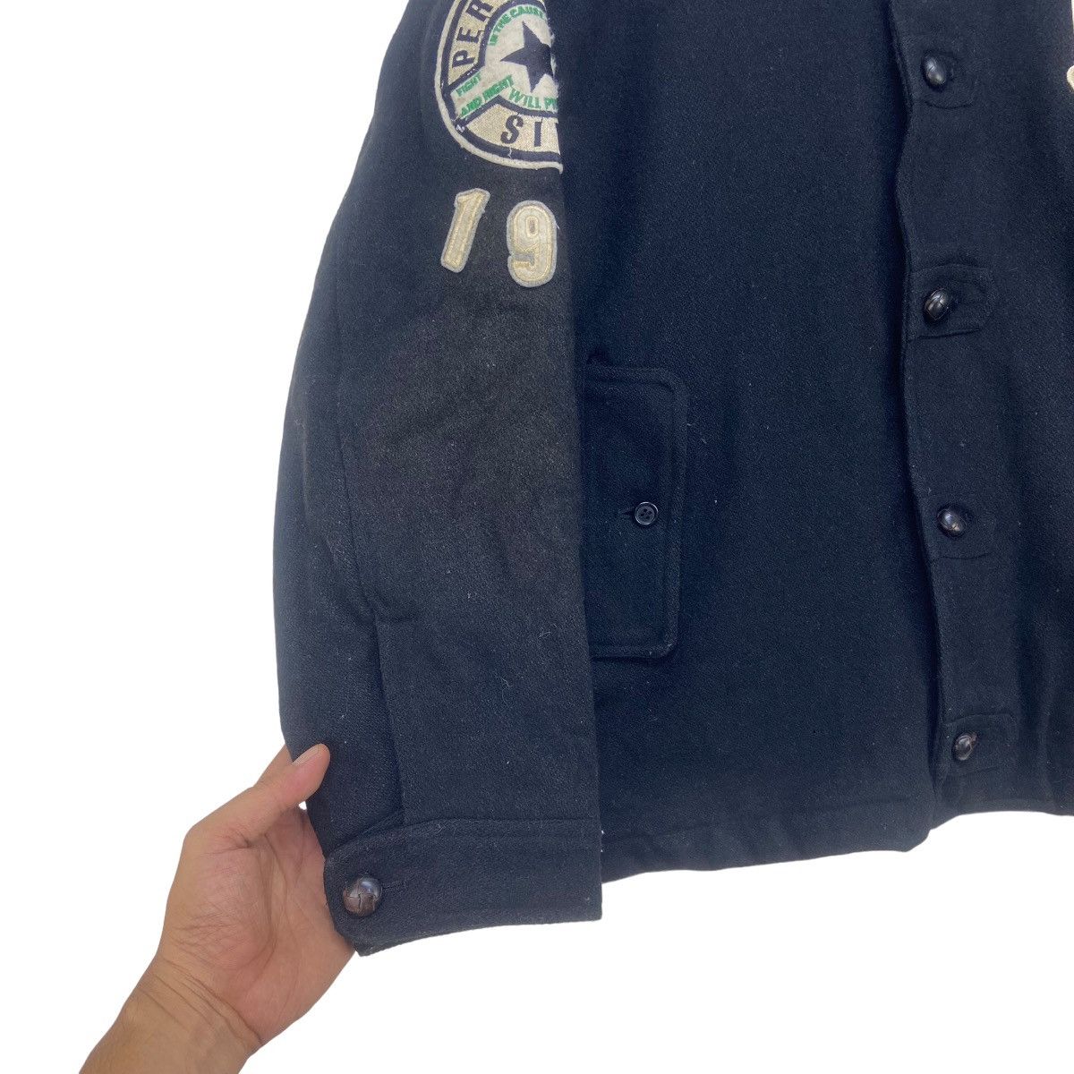 Japanese Brand × PERSON'S × Vintage Person’s Fight in The Cause of Justice Wool Heavy Varsity Size US M / EU 48-50 / 2 - 20 Thumbnail