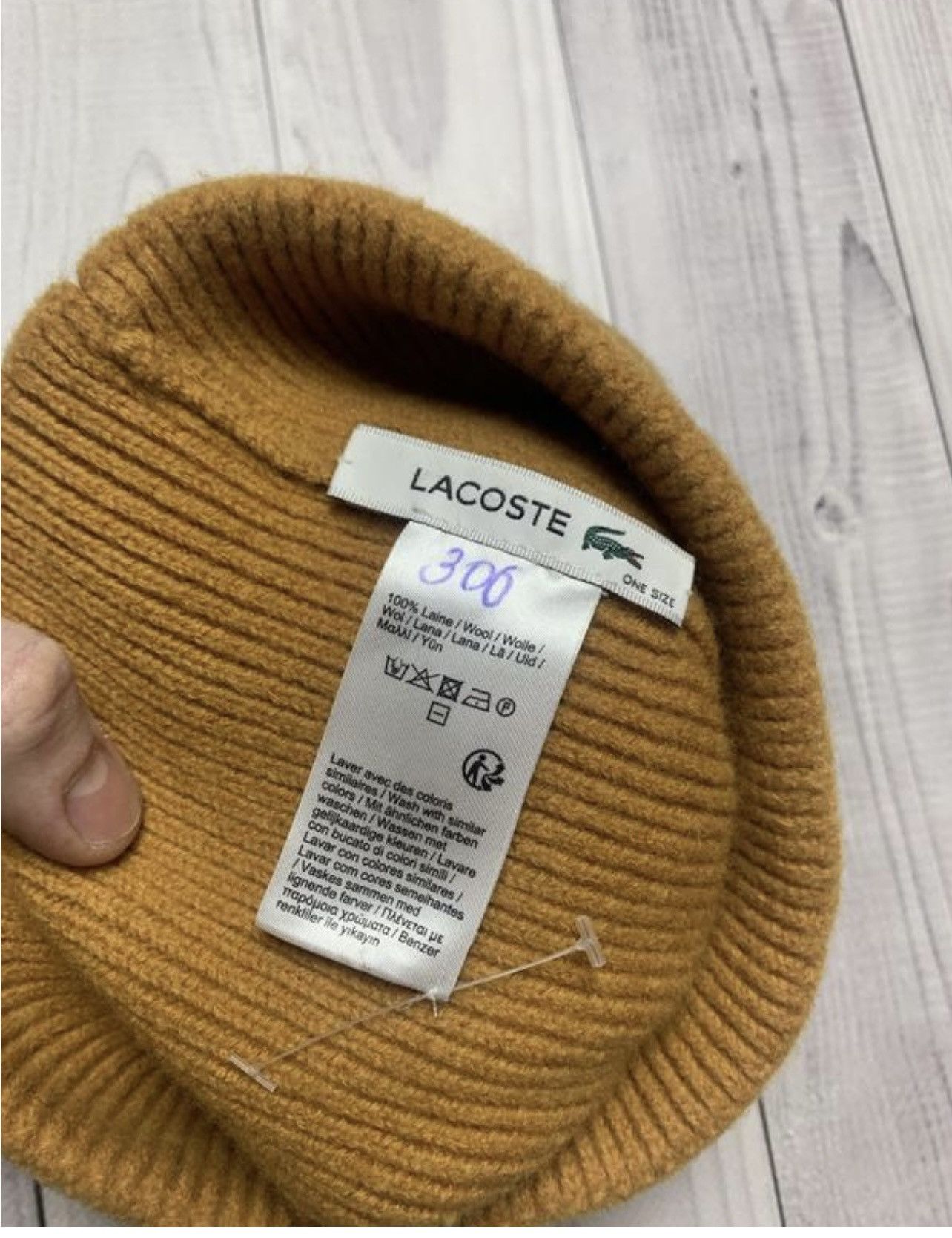 Lacoste × Vintage Vintage Lacoste hat yellow Size 26 - 2 Thumbnail