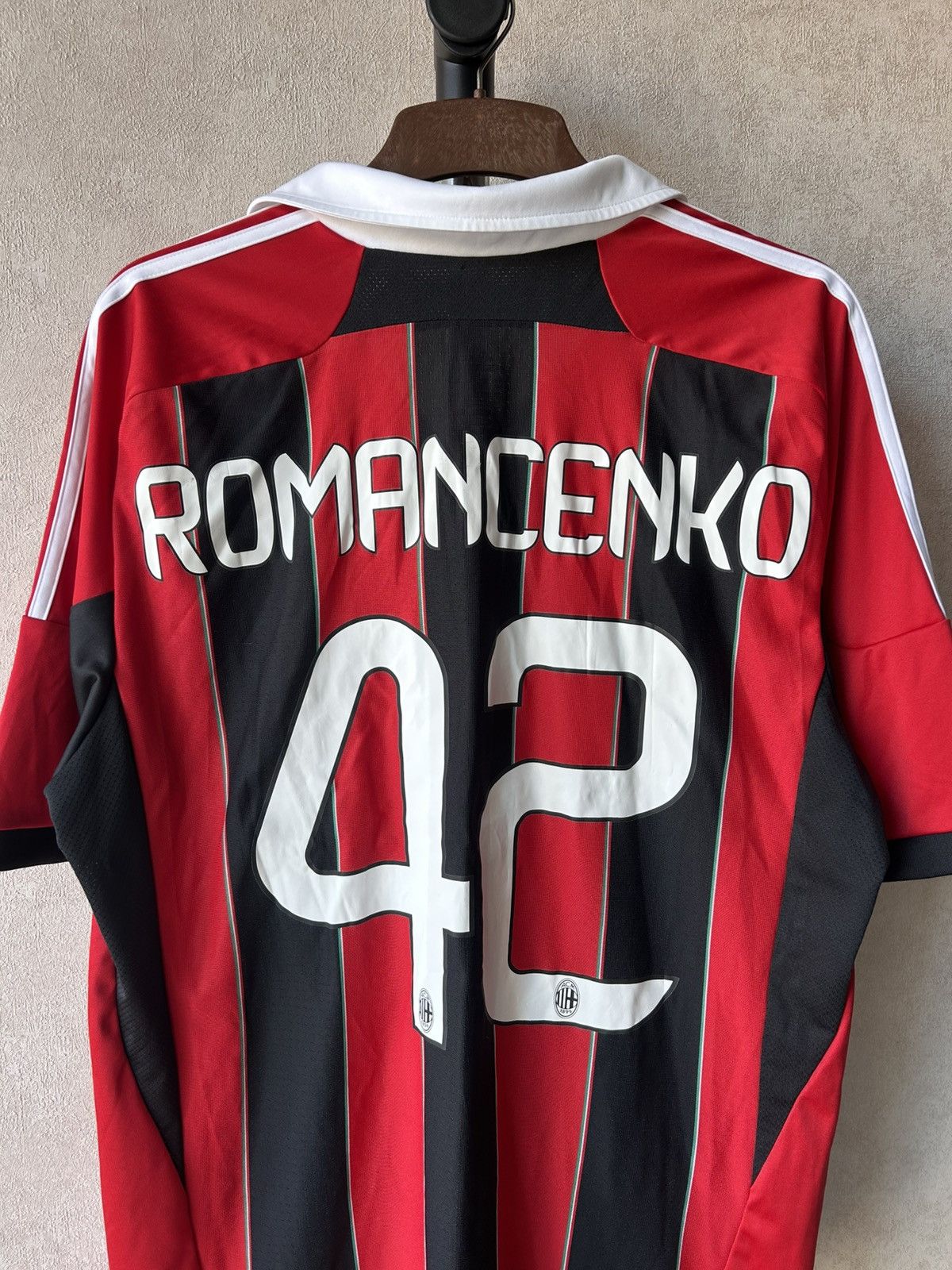 Adidas Y2K AC Milan Romancenko 2012/13 Soccer Jersey Size US XL / EU 56 / 4 - 5 Thumbnail