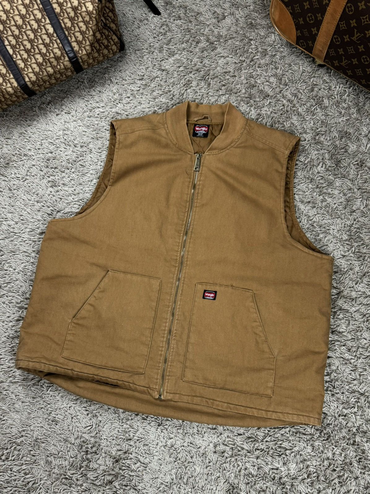 Wrangler Workwear vest gilet Wrangler original streetwear casual item Size US XXL / EU 58 / 5 - 1 Thumbnail