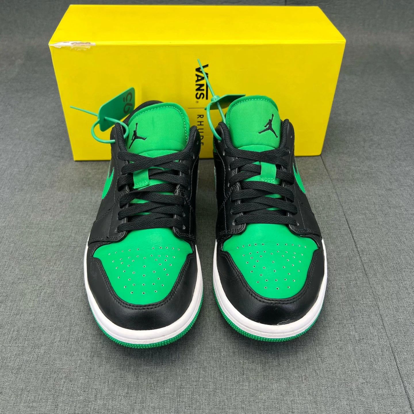Other Air Jordan 1 Low 'Black Green' Size 42 w/ Box Size US 9 / EU 42 - 5 Thumbnail