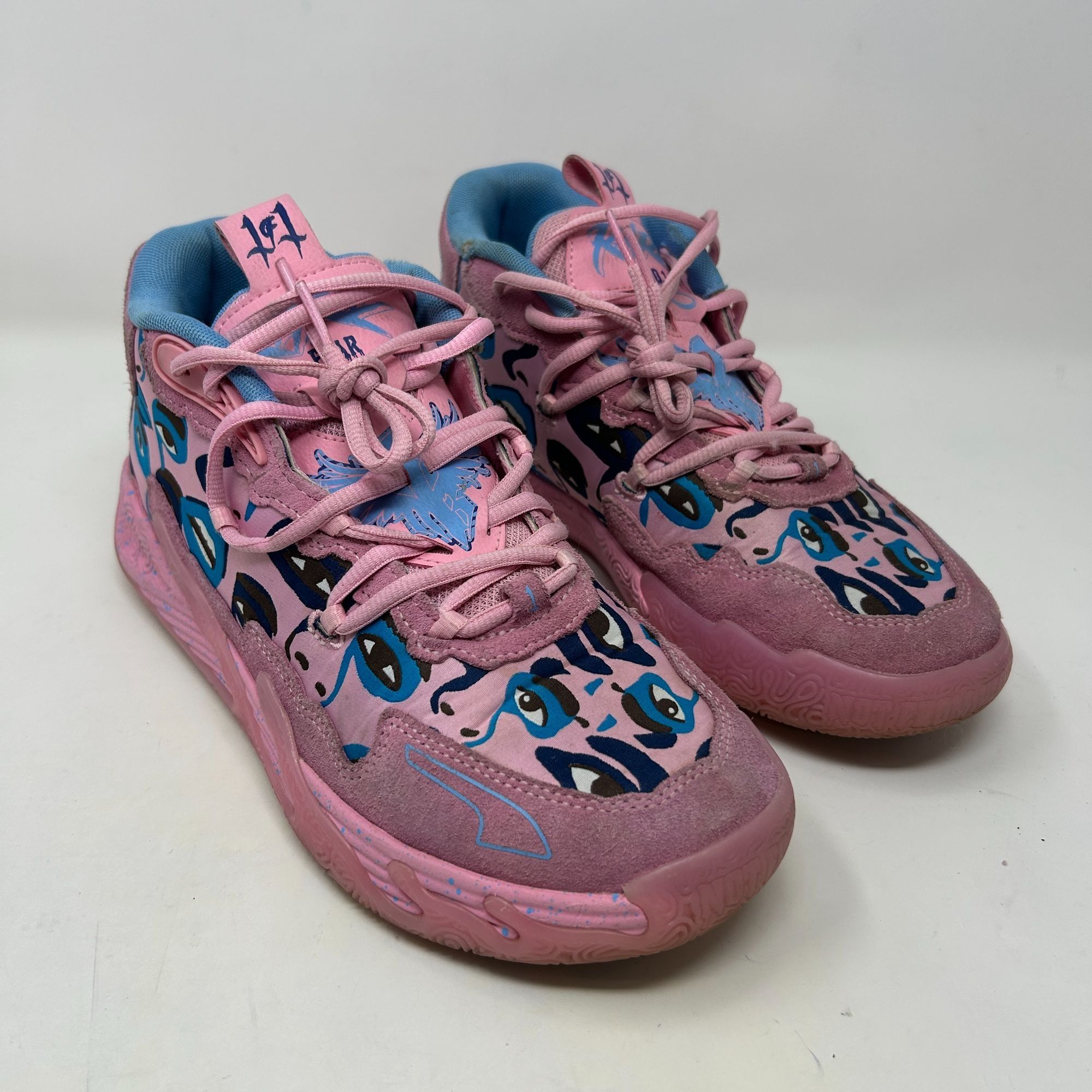 Puma Puma MB.03 “LaMelo Ball Toxic” Pink Multi Eyes Basketball Size US 8.5 / EU 41-42 - 4 Thumbnail