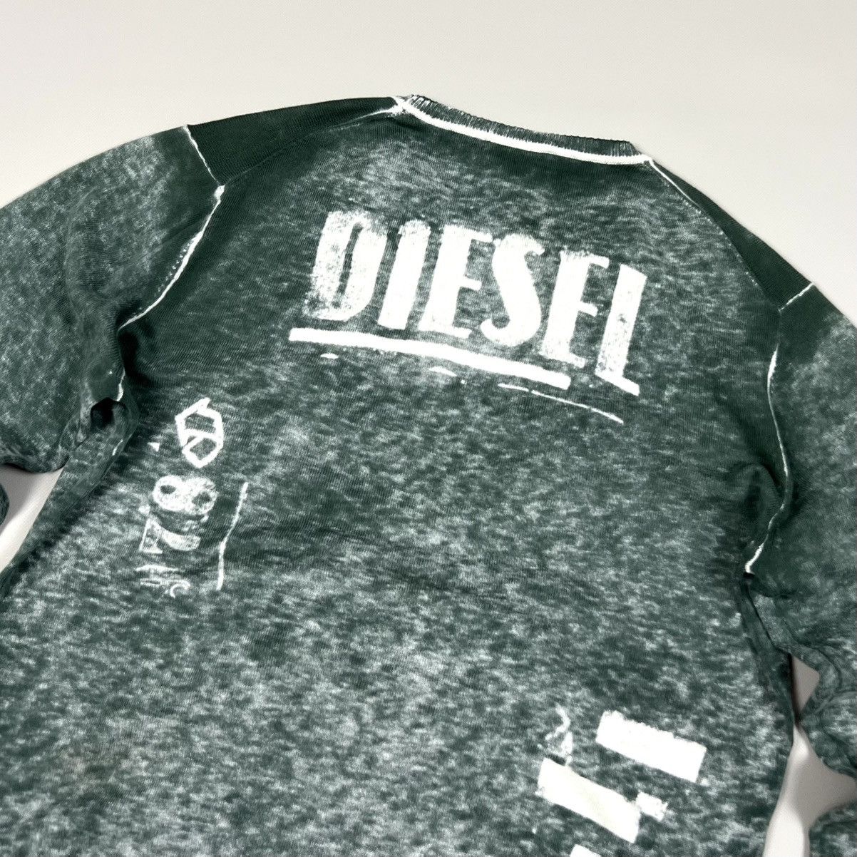Diesel Rare Vintage Diesel Logo Cotton Casual Sweatshirt Size L Size US L / EU 52-54 / 3 - 4 Thumbnail