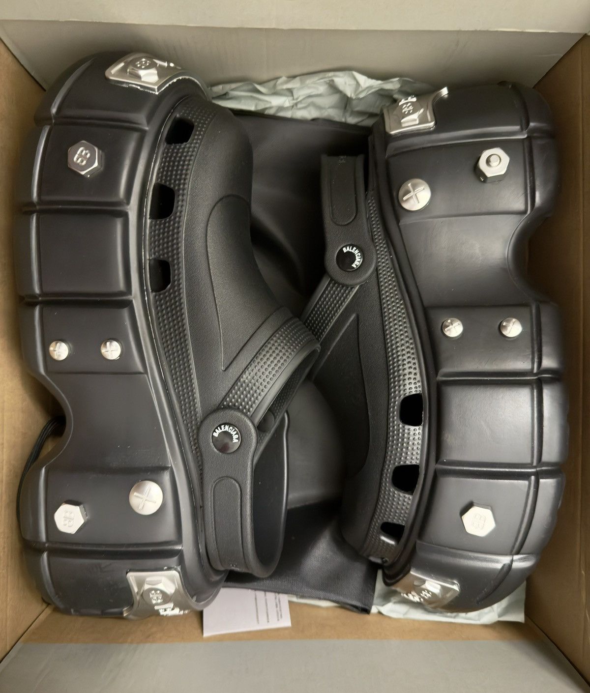 Balenciaga × Crocs Brand New Balenciaga HardCrocs™ Mule – Black – BNIB Size US 10 / EU 43 - 1 Thumbnail