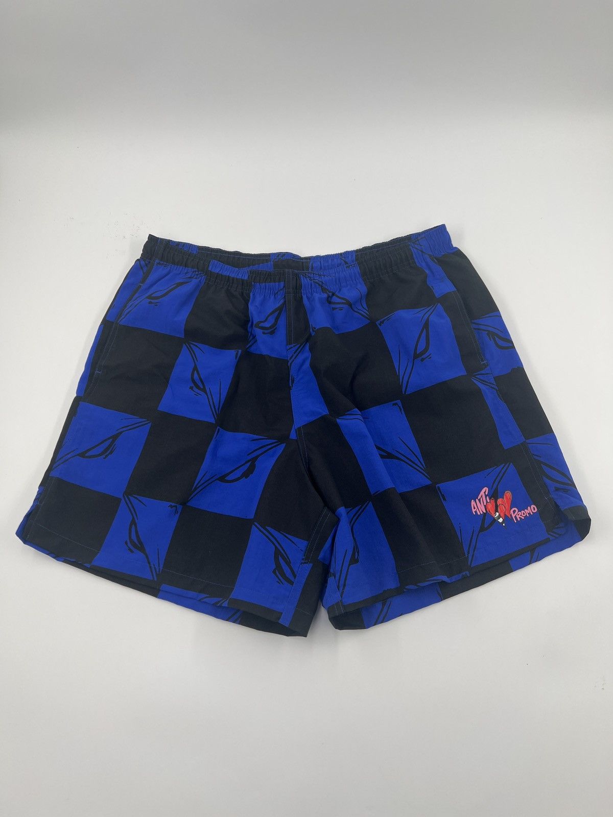 Matty Boy Matty Boy Anti Promo 99 Eyes Nylon Shorts Black/Blue Size US 36 / EU 52 - 1 Thumbnail