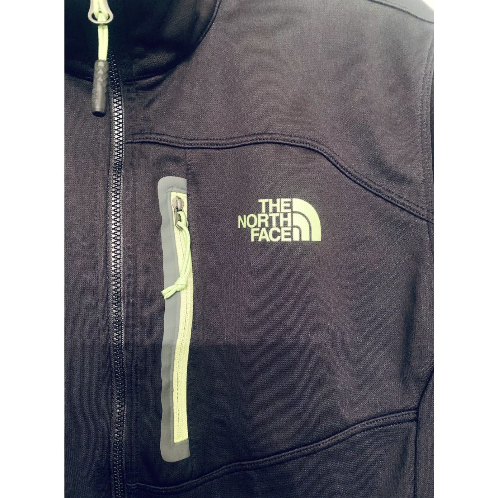 The North Face The North Face Sweatshirt 1/4 Zip Up Fleece Mens Black Gray Knit Long Sleeve M Size US M / EU 48-50 / 2 - 2 Thumbnail