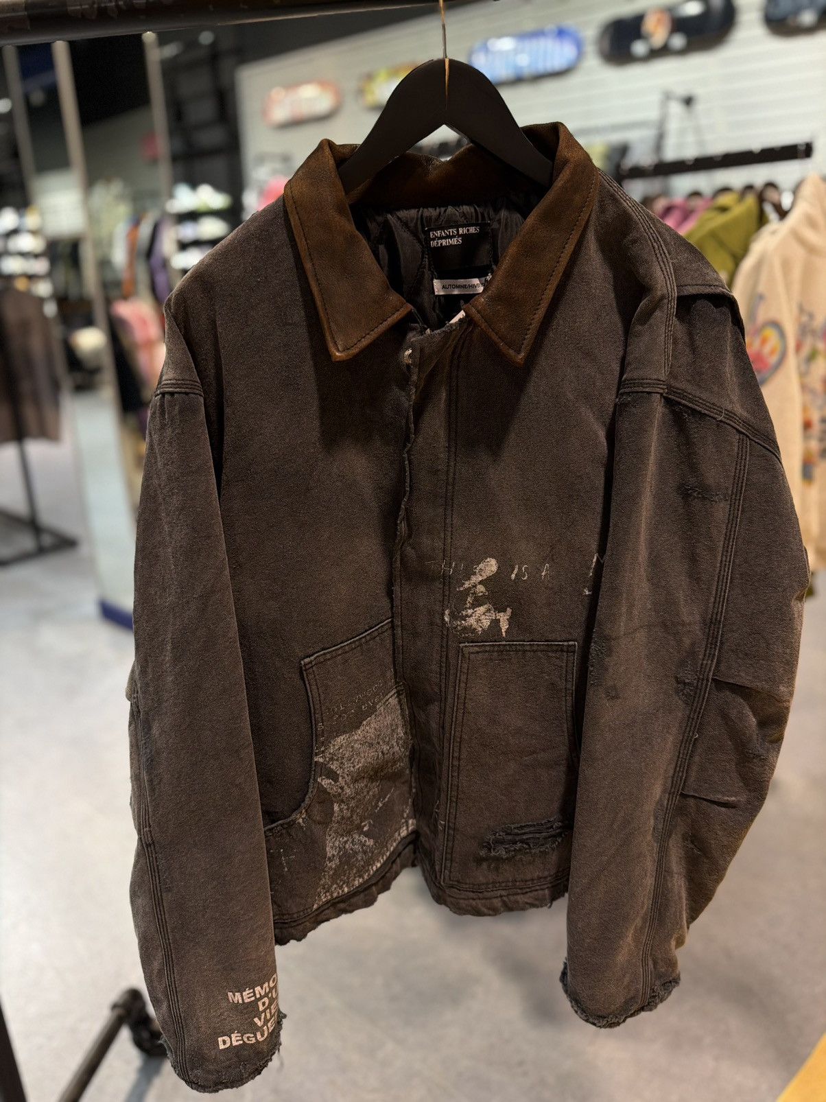 Enfants Riches Deprimes Enfants Riches Deprimes - Distressed Denim Jacket (XL) ERD Size US XL / EU 56 / 4 - 7 Thumbnail
