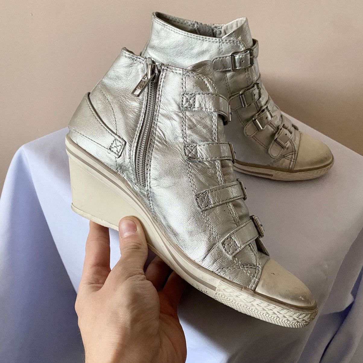 Isabel Marant Vintage ASH Wedge Sneakers Like Isabel Marant Strap Shoes Size US 8 / IT 38 - 8 Thumbnail