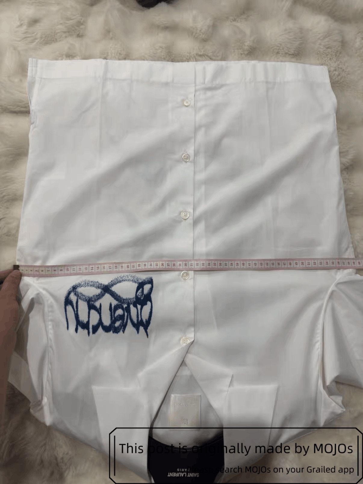 Givenchy Sz 39 Givenchy Logo White Shirt mojos521631 Size US M / EU 48-50 / 2 - 5 Thumbnail