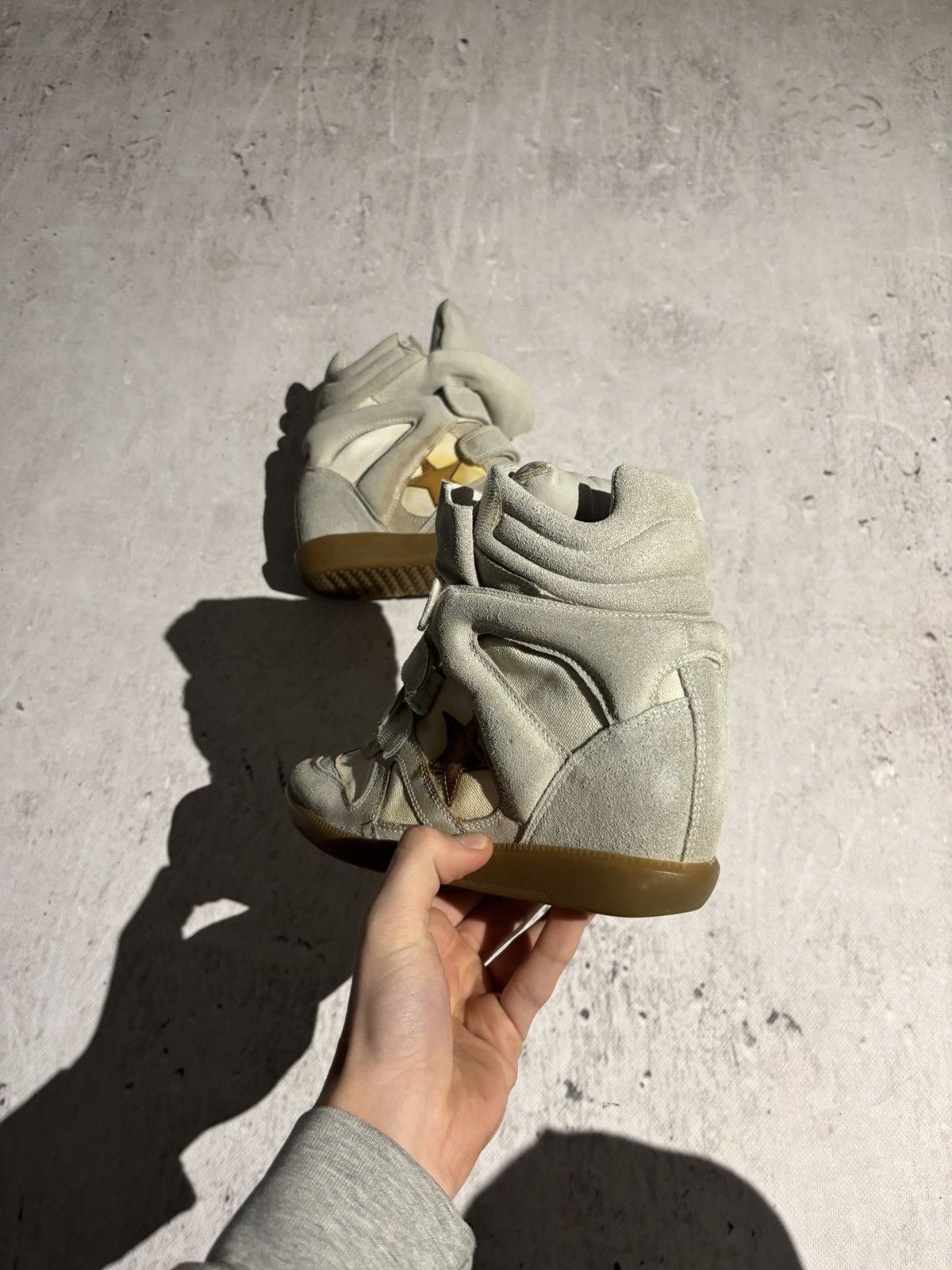 Isabel Marant Y2K Japan Style Isabel Marant Beckett High Top Sneakers Rare Size US 7 / IT 37 - 3 Thumbnail