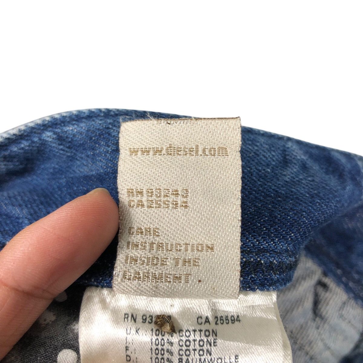 Diesel 📌Vintage Denim Jeans Diesel Parachute Bondage Biker Style Size US 32 / EU 48 - 24 Thumbnail