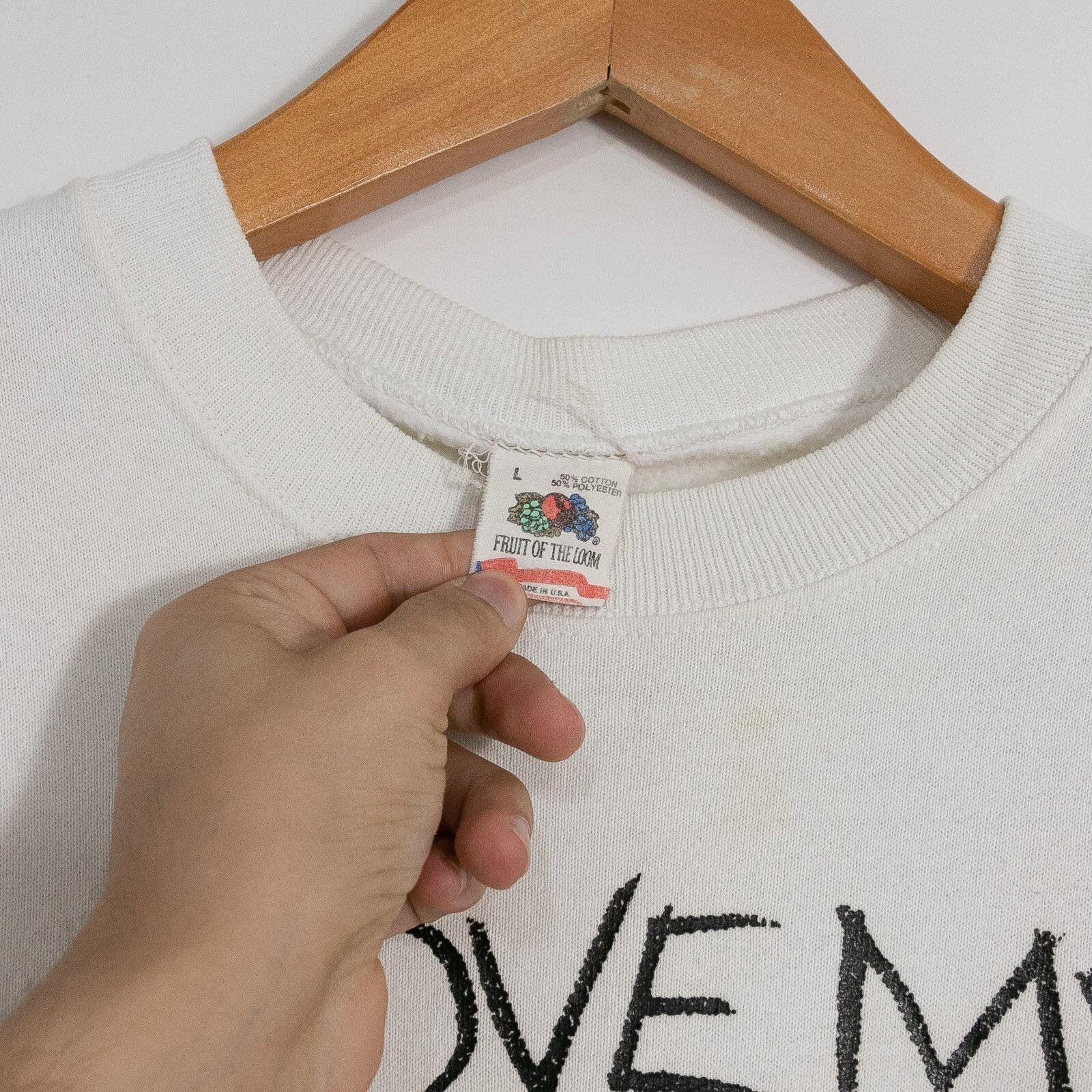 Vintage Vintage 90s Cat Sweatshirt Medium - Distressed Crewneck USA Size US M / EU 48-50 / 2 - 7 Thumbnail