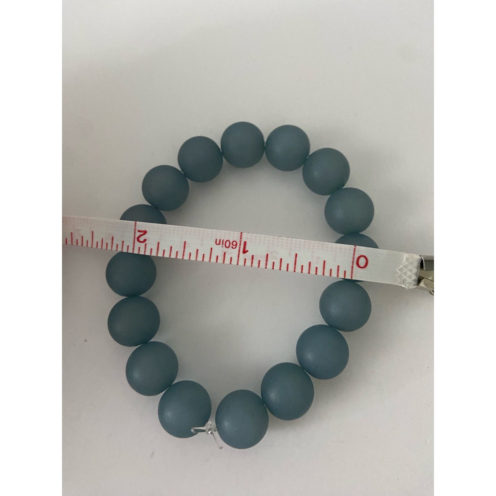 Handmade handmade light blue bead bracelet Size ONE SIZE - 4 Thumbnail
