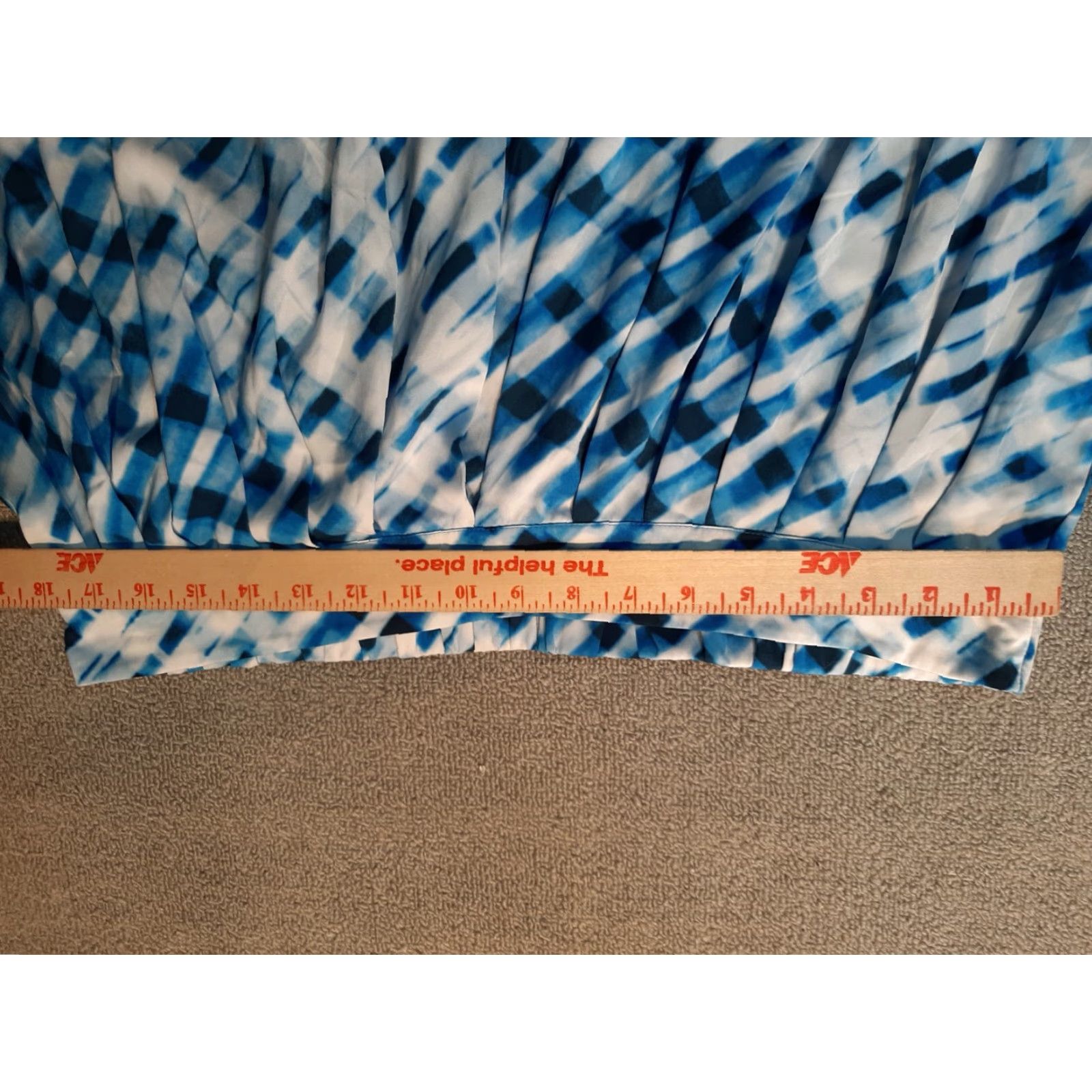 Vintage VINTAGE Covington Skirt Womens XL Blue Stretch Knee length Size 40" / US 18 - 4 Thumbnail