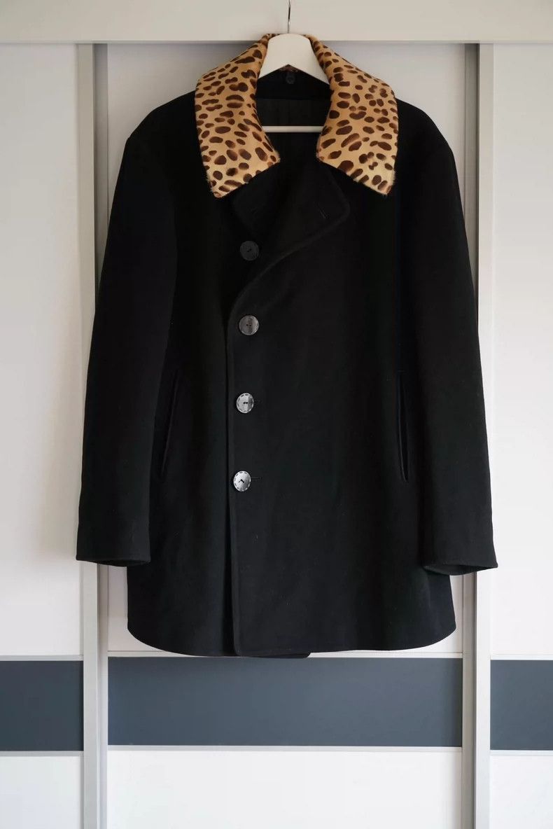 Yohji Yamamoto Yohji Yamamoto Yohji Yamamoto Detachable Fur Collar Jacket Size US M / EU 48-50 / 2 - 2 Thumbnail
