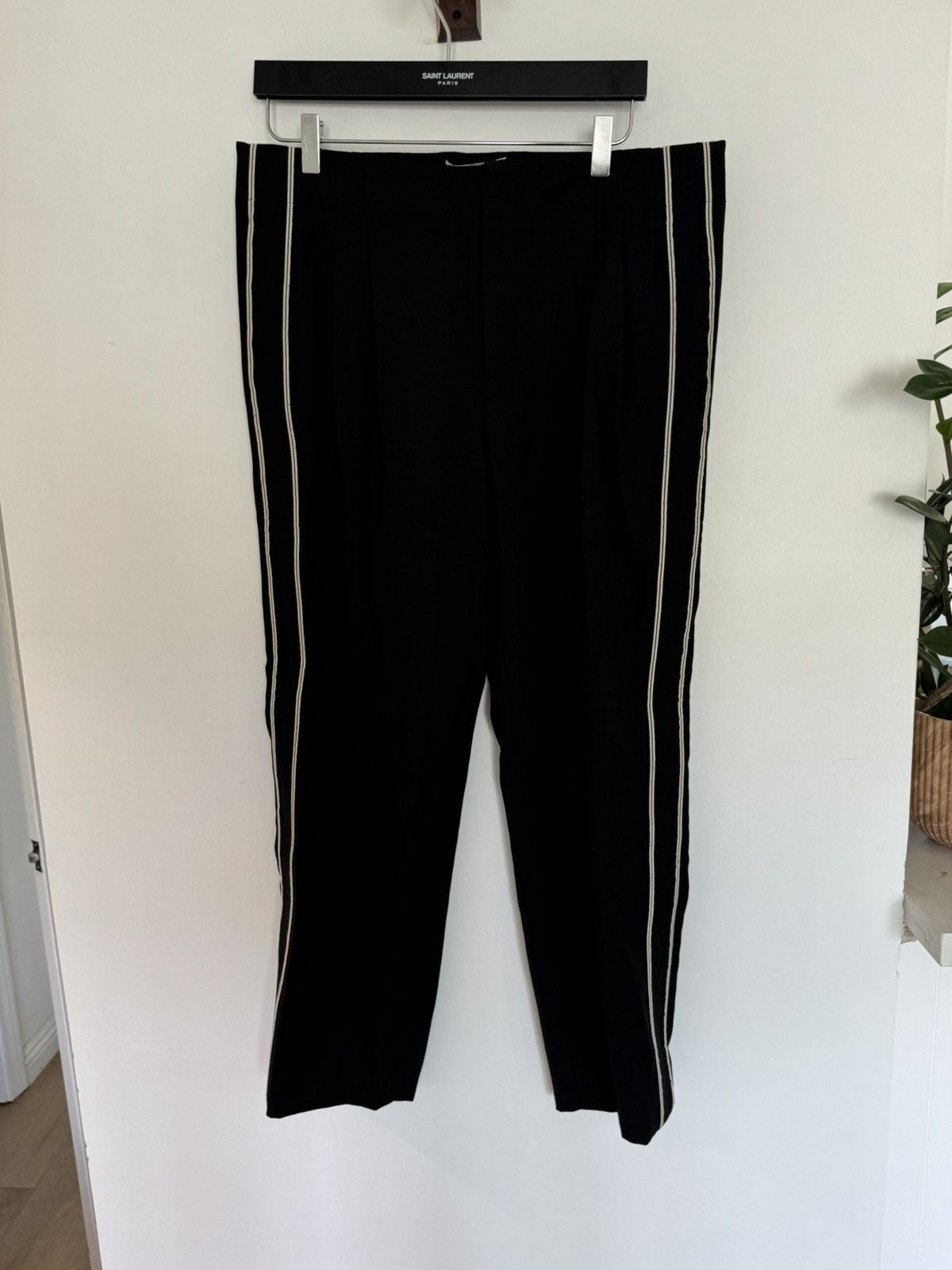 Saint Laurent Paris Pinstripe VIP Sample Trousers Size US 34 / EU 50 - 1 Thumbnail