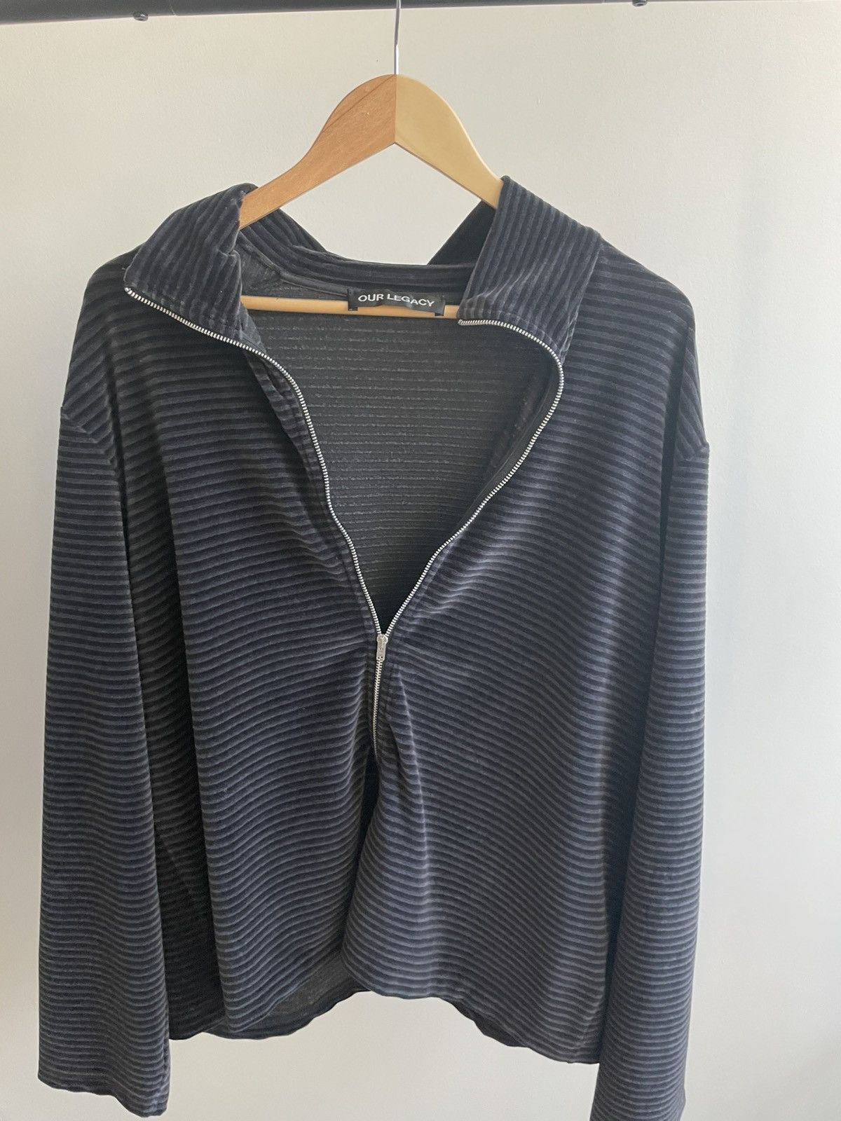 Our Legacy Our legacy - shrunken fullzip polo Size US M / EU 48-50 / 2 - 2 Thumbnail