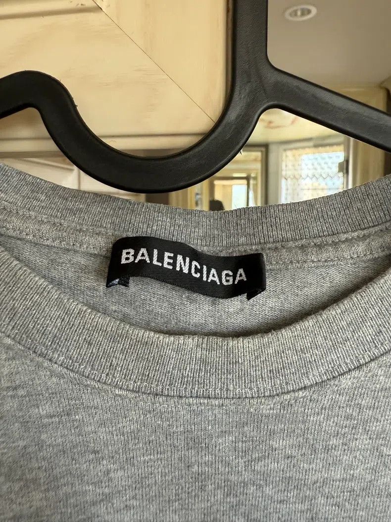 Balenciaga Balenciaga Gray buckle short-sleeve T-shirt Size US S / EU 44-46 / 1 - 2 Thumbnail