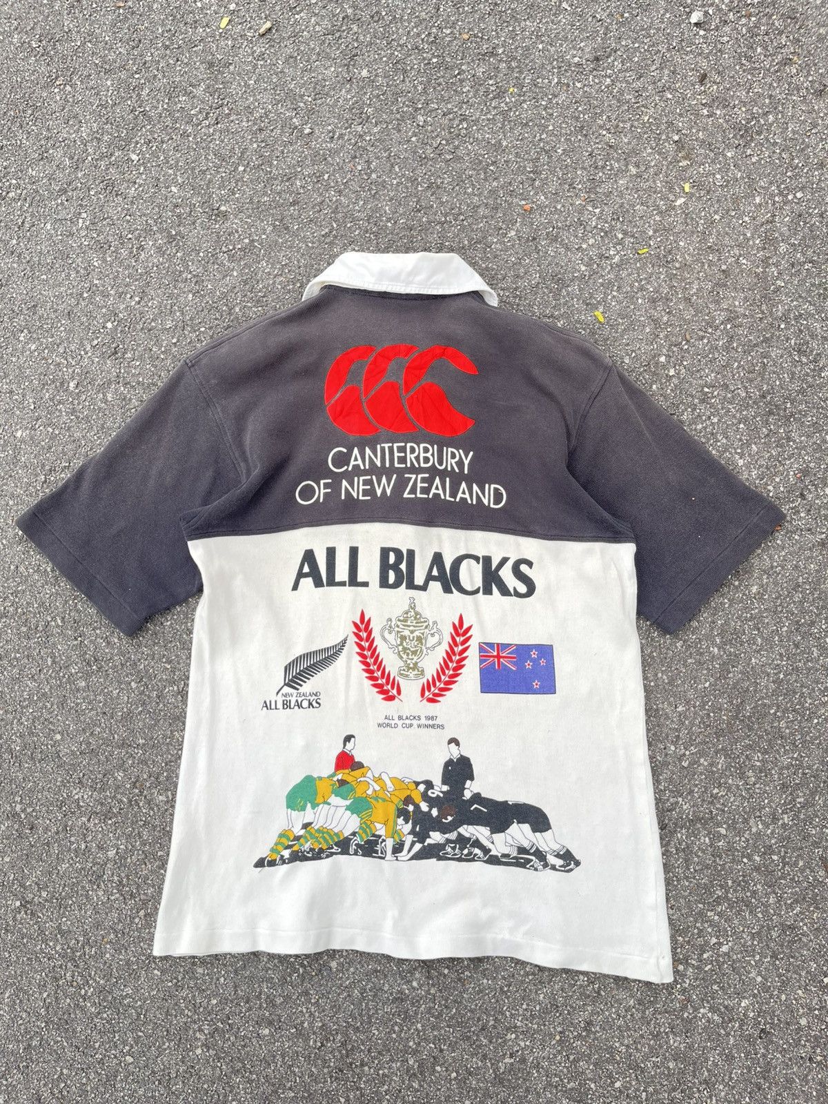 Canterbury of New Zealand Very Rare Vintage Canterbury Polos Size US M / EU 48-50 / 2 - 2 Thumbnail