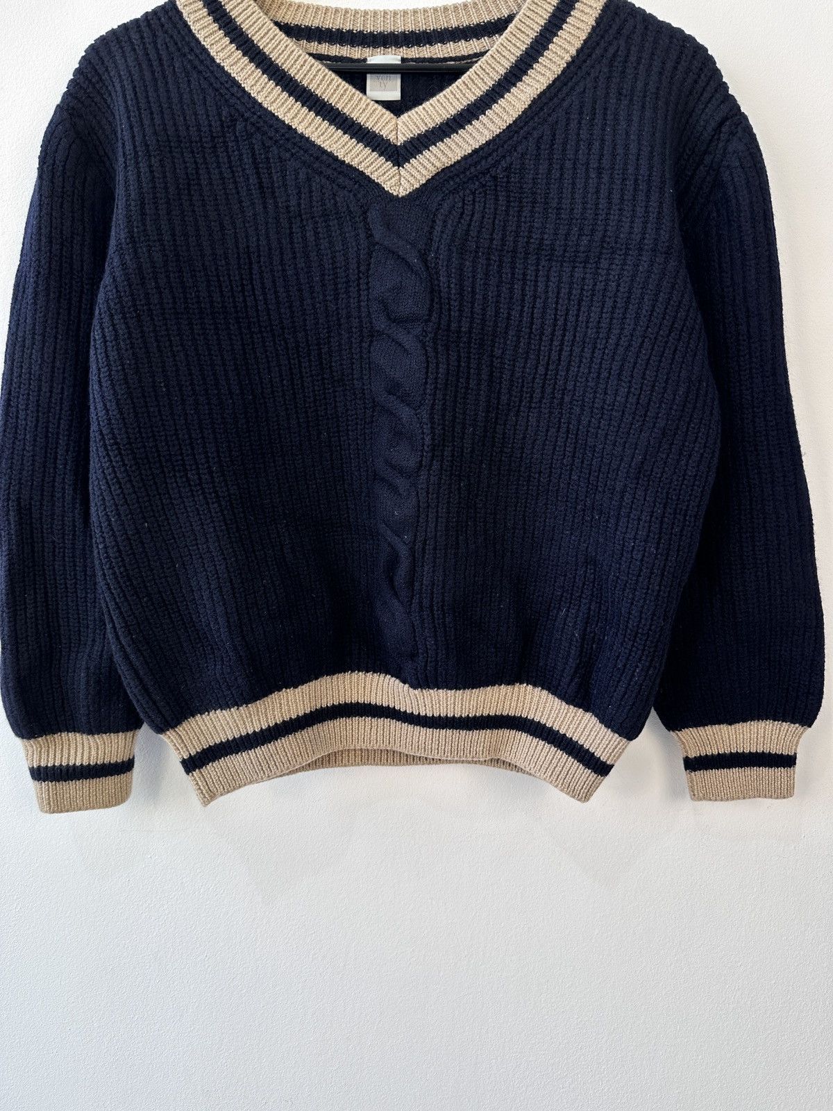 Eleventy Eleventy Italy Wool Cable Knit Sweater Preppy Style XL Size XL / US 12-14 / IT 48-50 - 5 Thumbnail