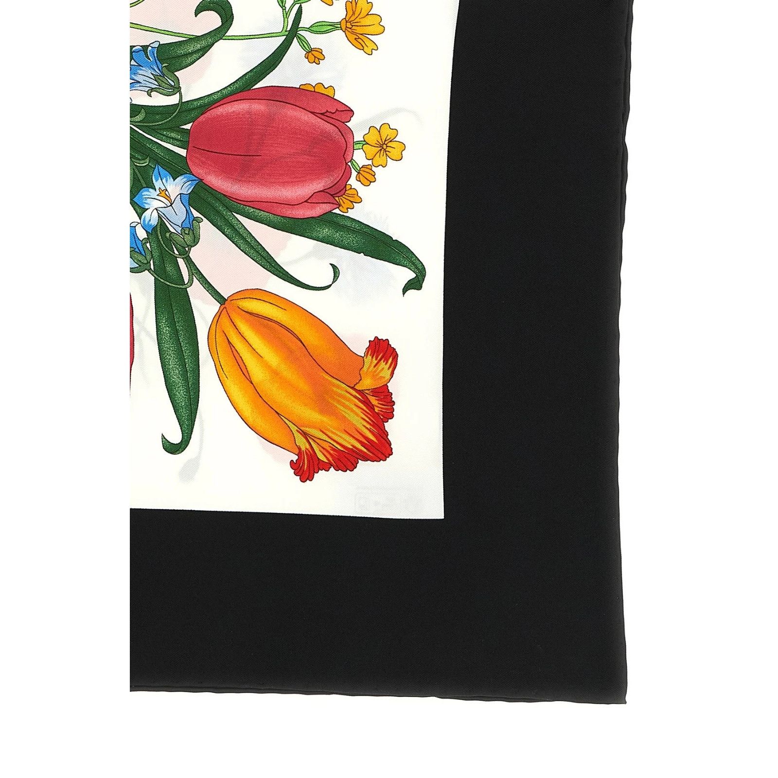 Gucci GUCCI Flora Flower Silk Scarf New & Authentic Size ONE SIZE - 2 Thumbnail