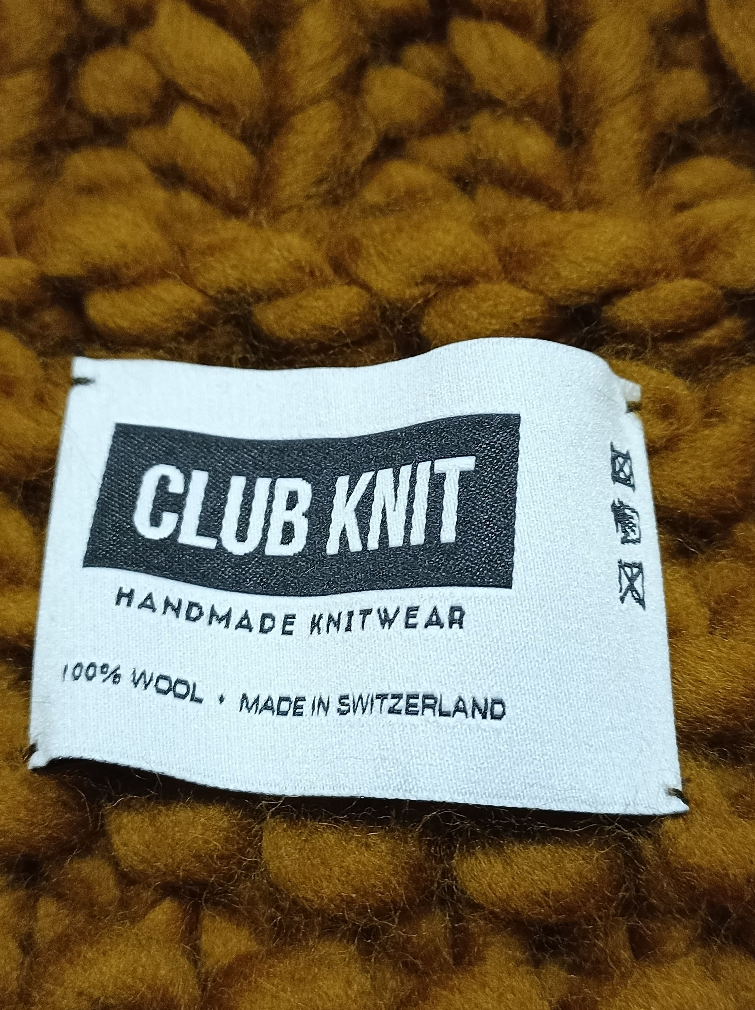 Handmade Club Knit Switzerland Handmade Wool Vest Size M / US 6-8 / IT 42-44 - 6 Thumbnail