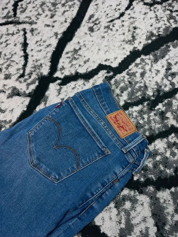 Levi's Levis 710 super skinny jeans blue 31 30 Size 31" - 4 Thumbnail