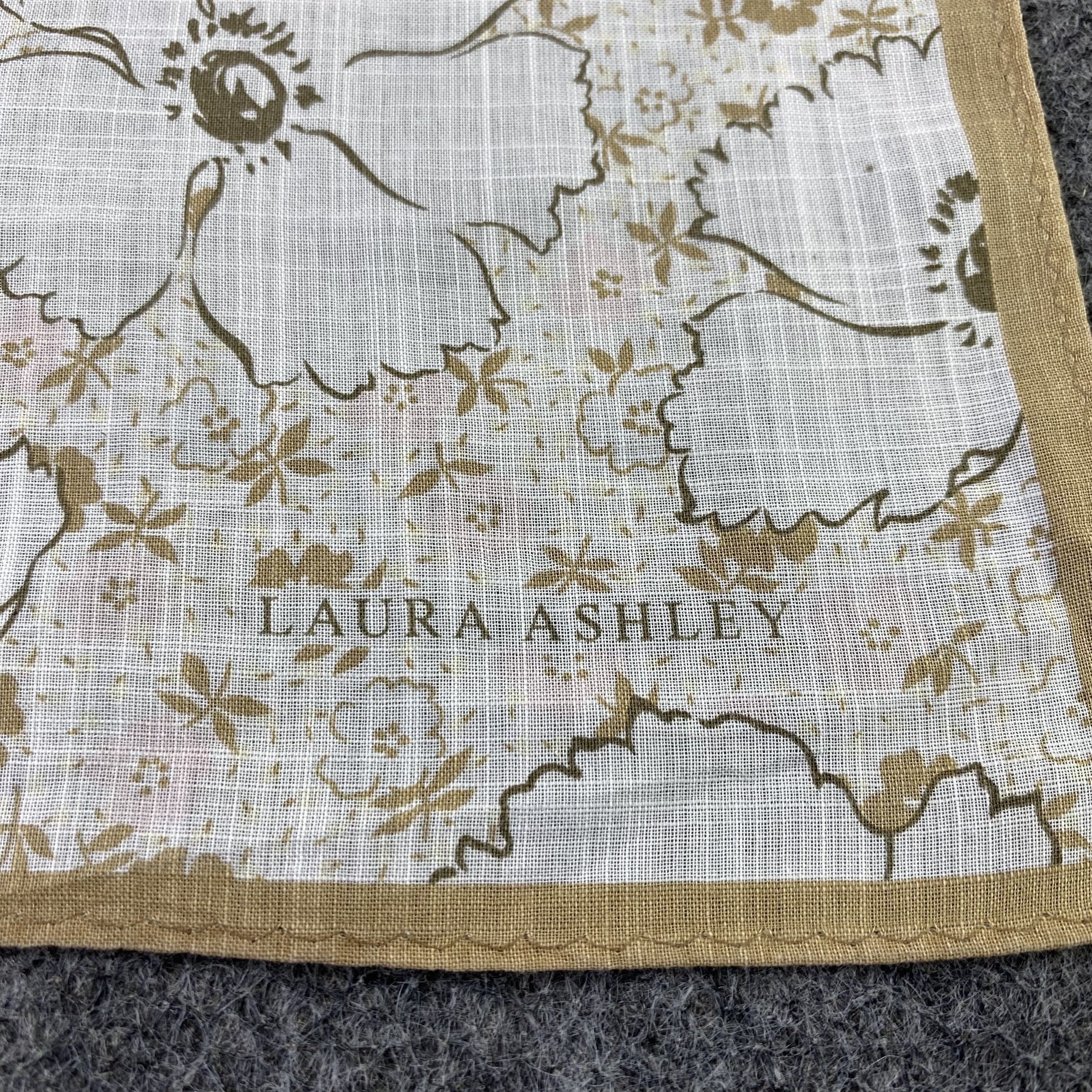 Laura Ashley Laura Ashley Handkerchief Neckerchief Bandana-B1860 Size ONE SIZE - 7 Thumbnail