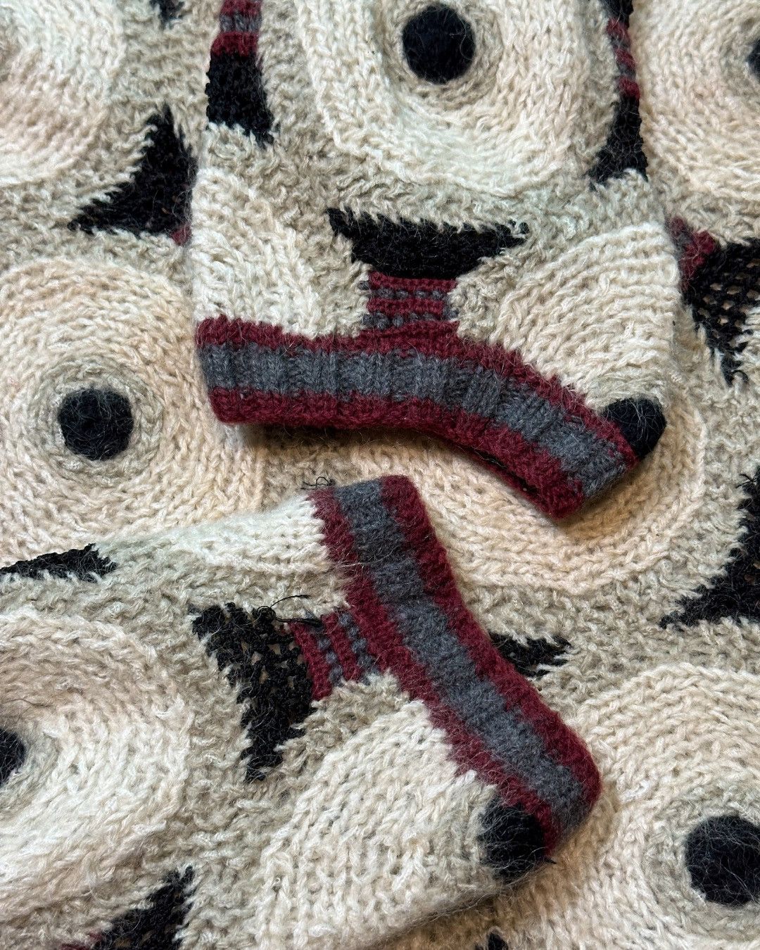 Yoshiyuki Konishi Ficce Uomo SS98 Hand Knit Sandworm Sweater Size US L / EU 52-54 / 3 - 7 Thumbnail